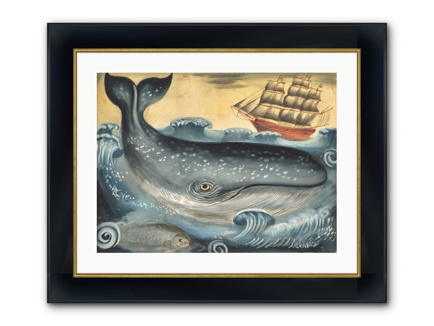 First Light Find Framed Print - Wide Black w/Gold 24x18