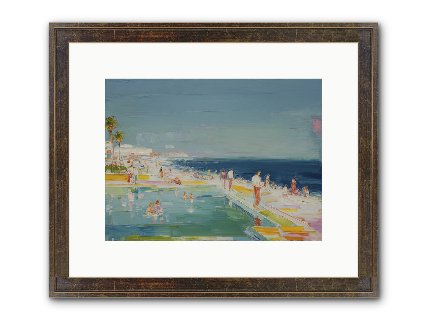 First Light Seduction Framed Print - Slimwoods Black/Gold 12x9