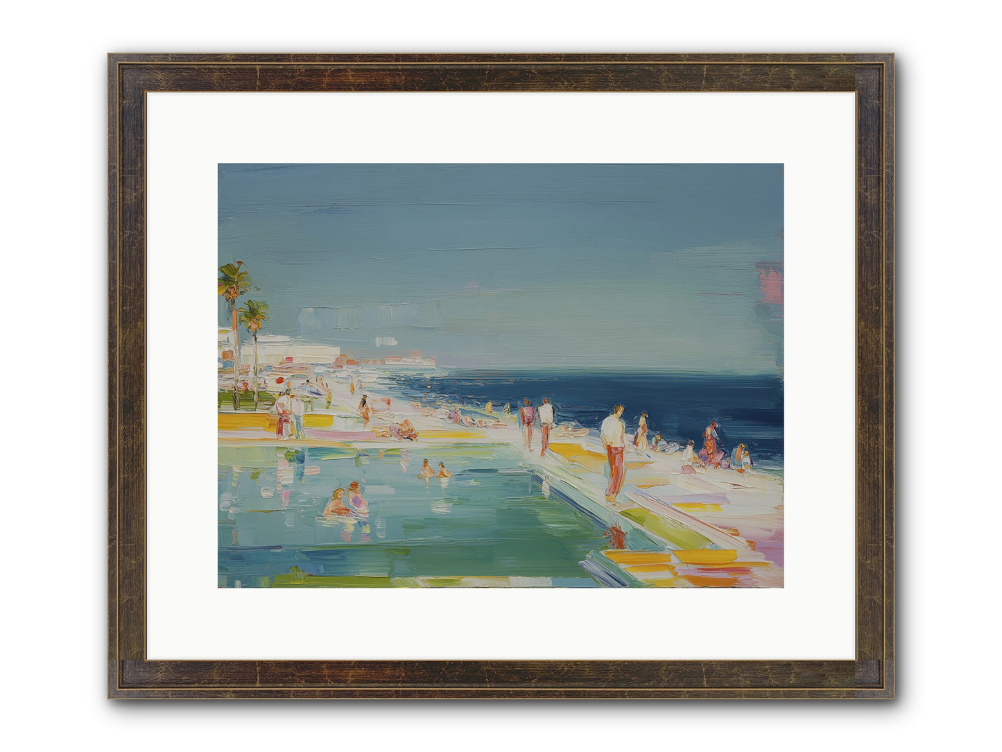 First Light Seduction Framed Print - Slimwoods Black/Gold 16x12