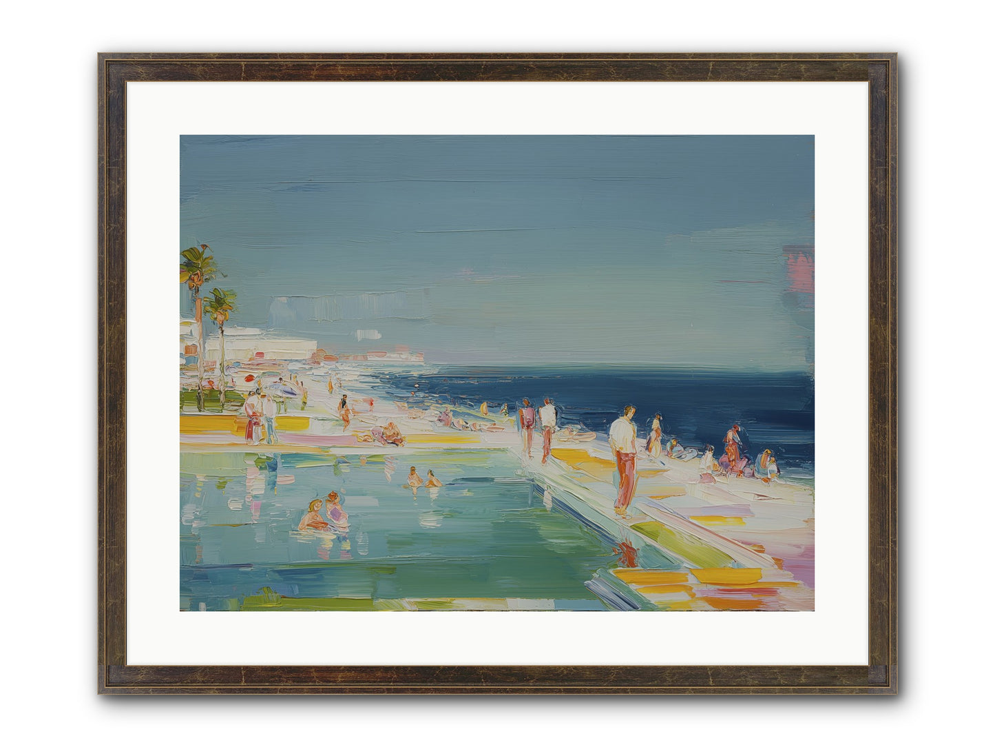 First Light Seduction Framed Print - Slimwoods Black/Gold 24x18