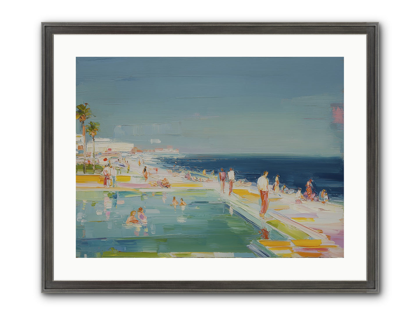 First Light Seduction Framed Print - Slimwoods Black/Silver 24x18