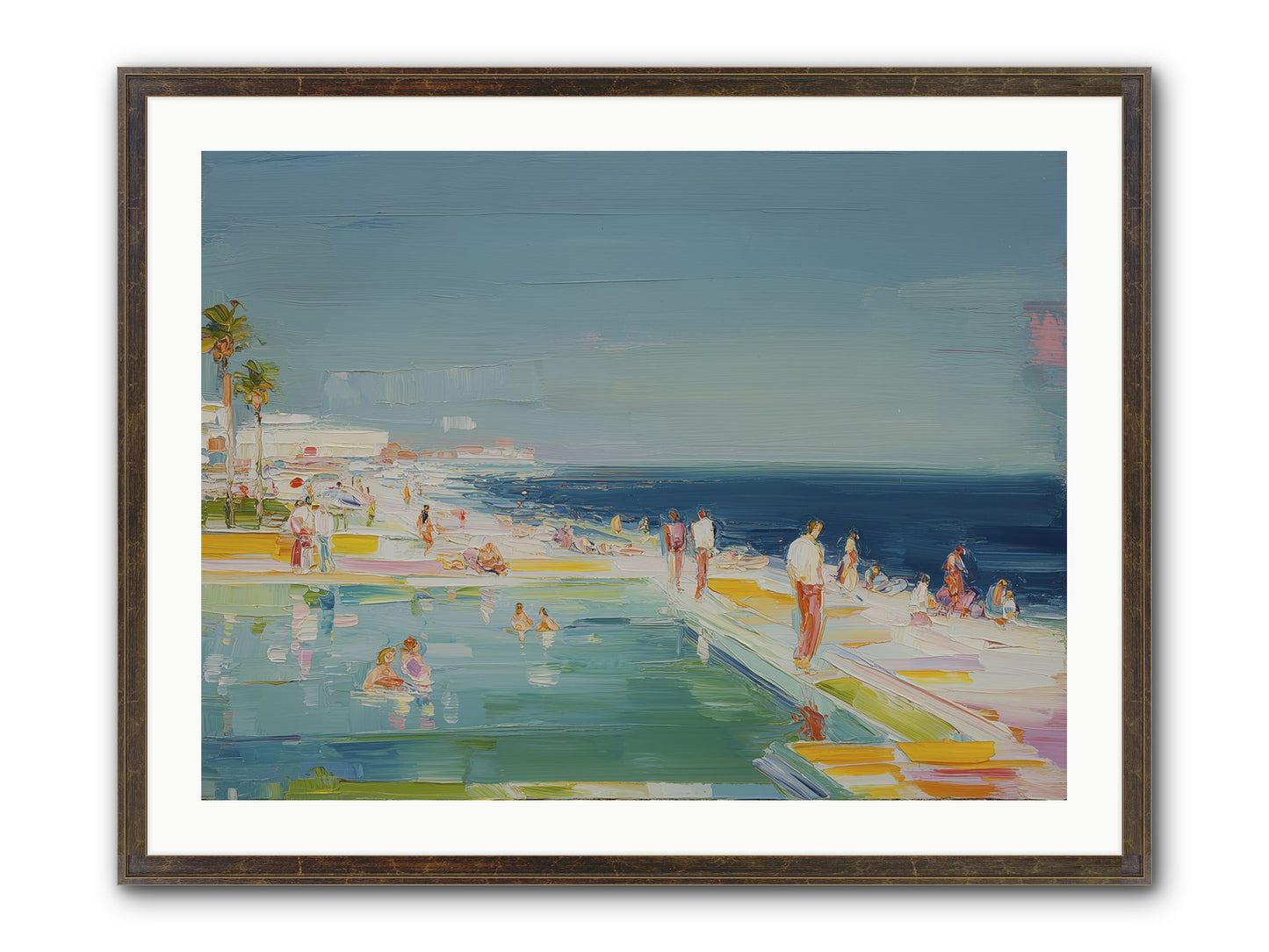 First Light Seduction Framed Print - Slimwoods Black/Gold 32x24