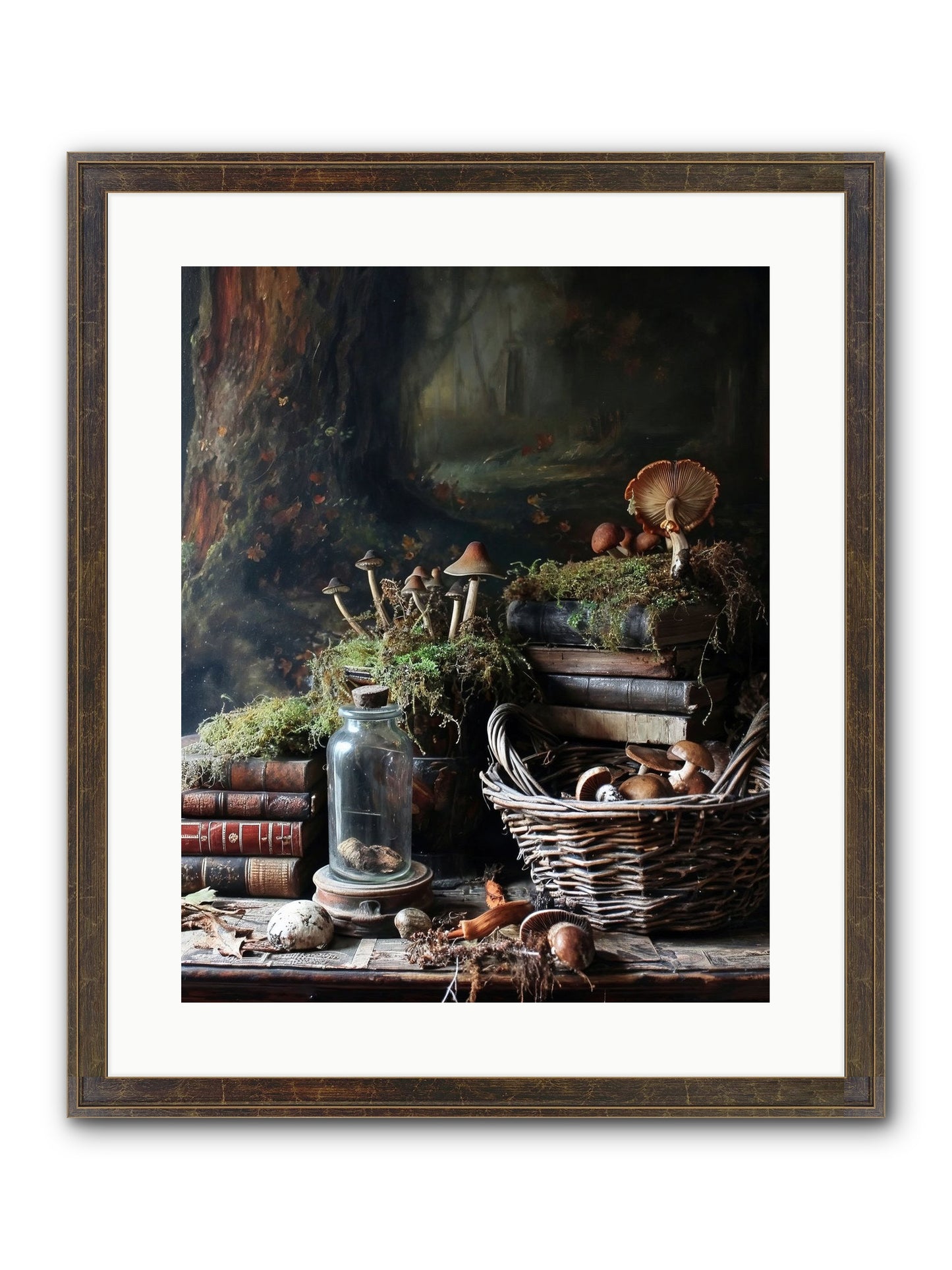 First Steps Framed Print - Slimwoods Black/Gold 16x20