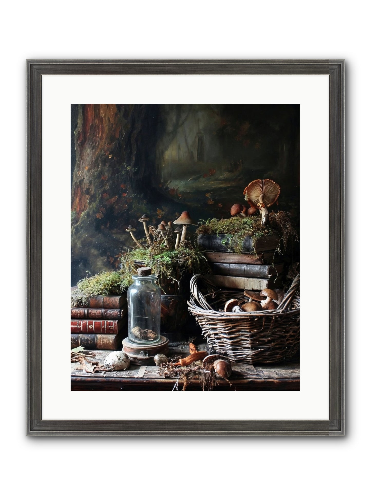 First Steps Framed Print - Slimwoods Black/Silver 16x20