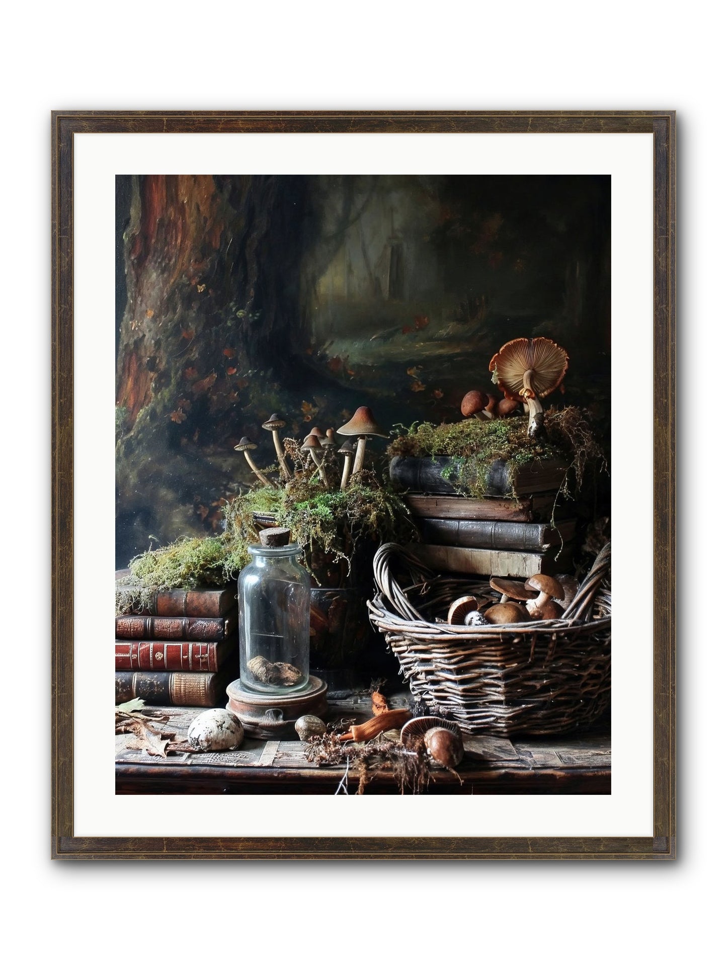 First Steps Framed Print - Slimwoods Black/Gold 24x30