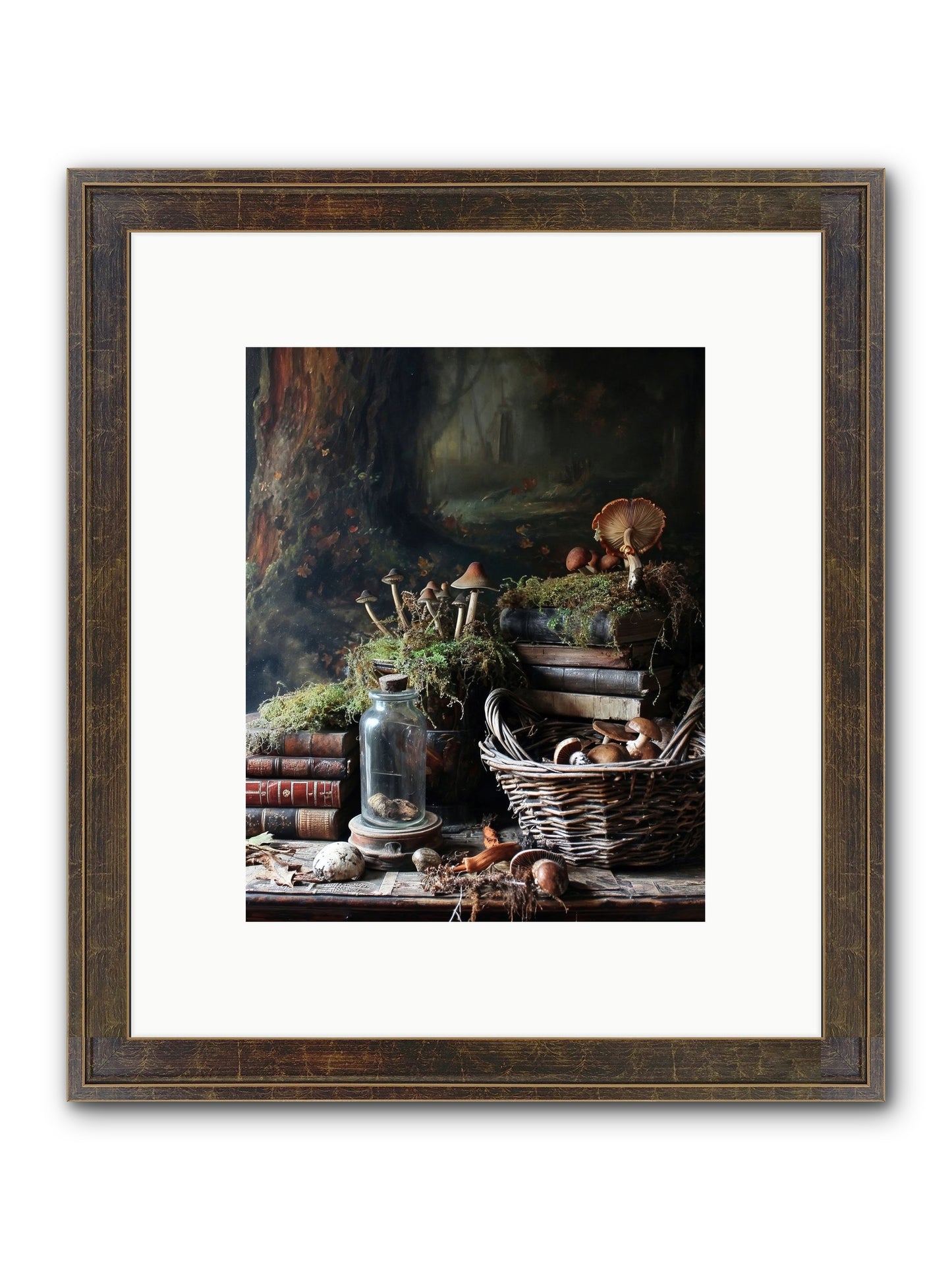 First Steps Framed Print - Slimwoods Black/Gold 8x10