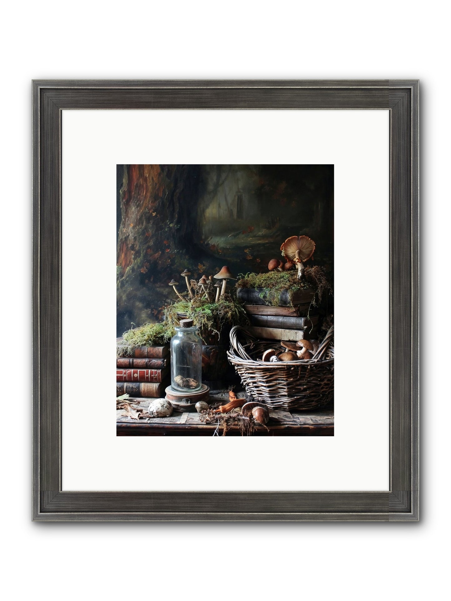 First Steps Framed Print - Slimwoods Black/Silver 8x10