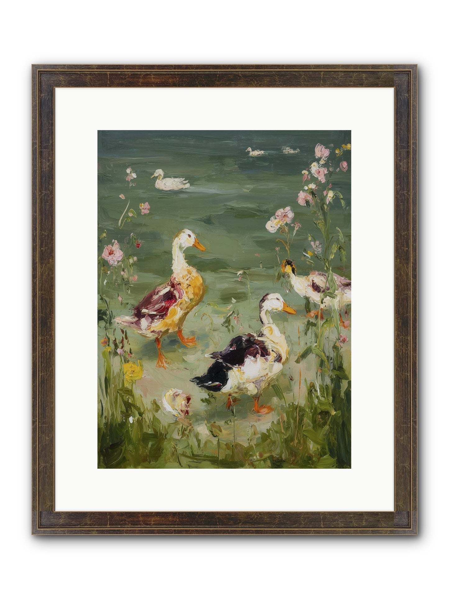 First Summer Framed Print - Slimwoods Black/Gold 12x16