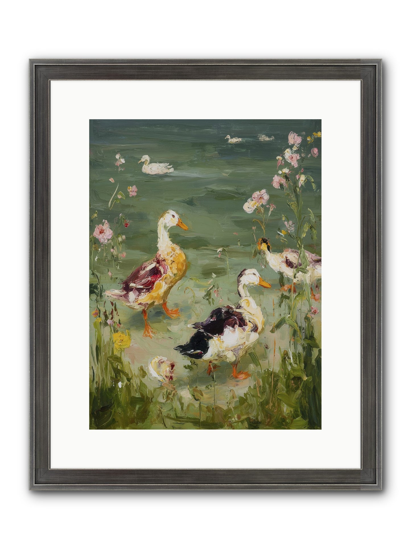 First Summer Framed Print - Slimwoods Black/Silver 12x16