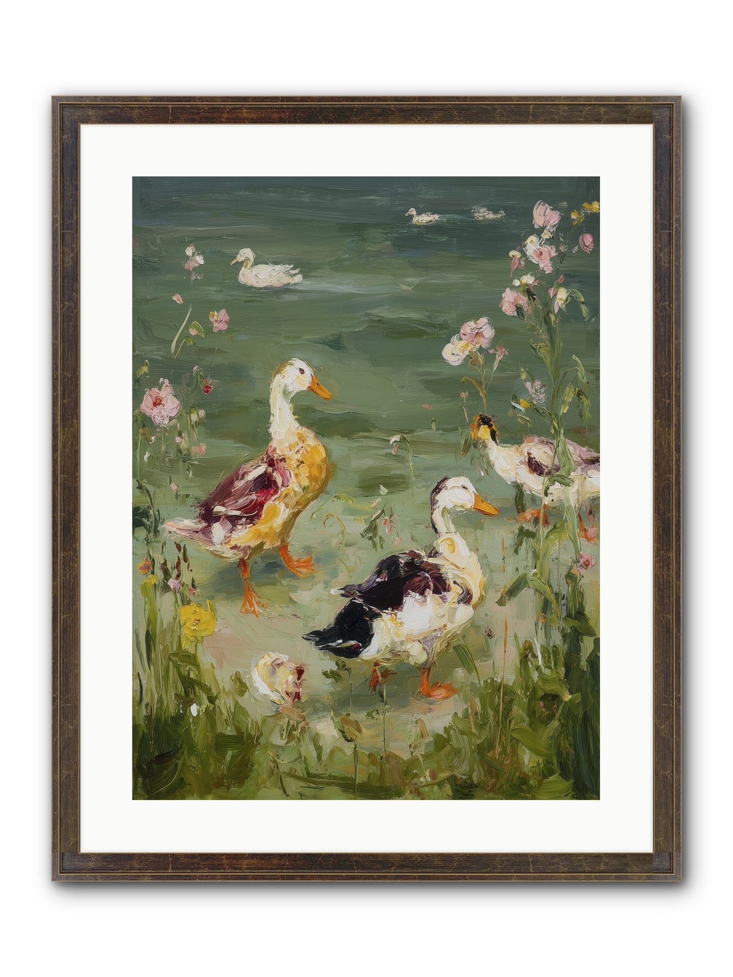 First Summer Framed Print - Slimwoods Black/Gold 18x24