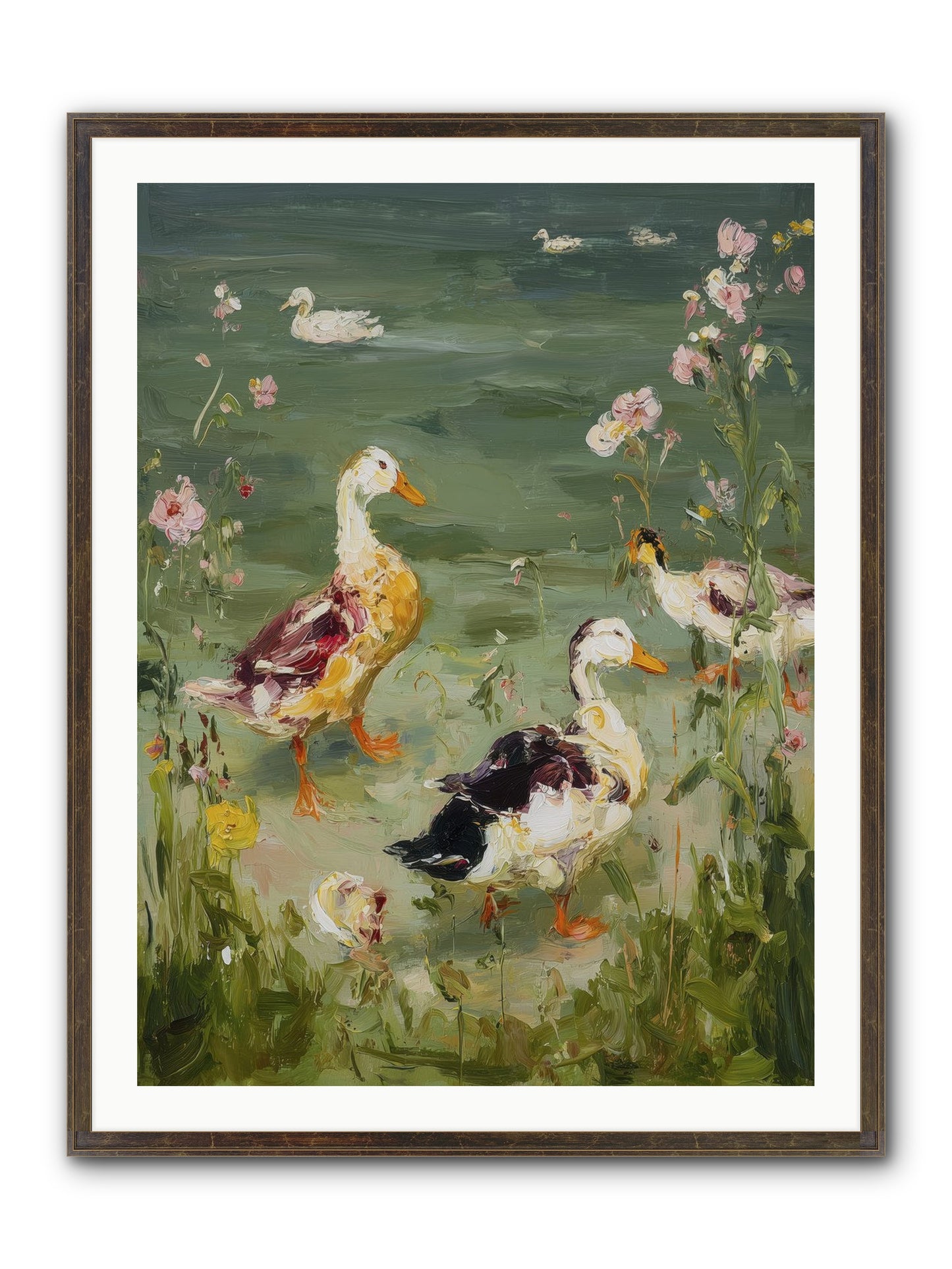 First Summer Framed Print - Slimwoods Black/Gold 30x40