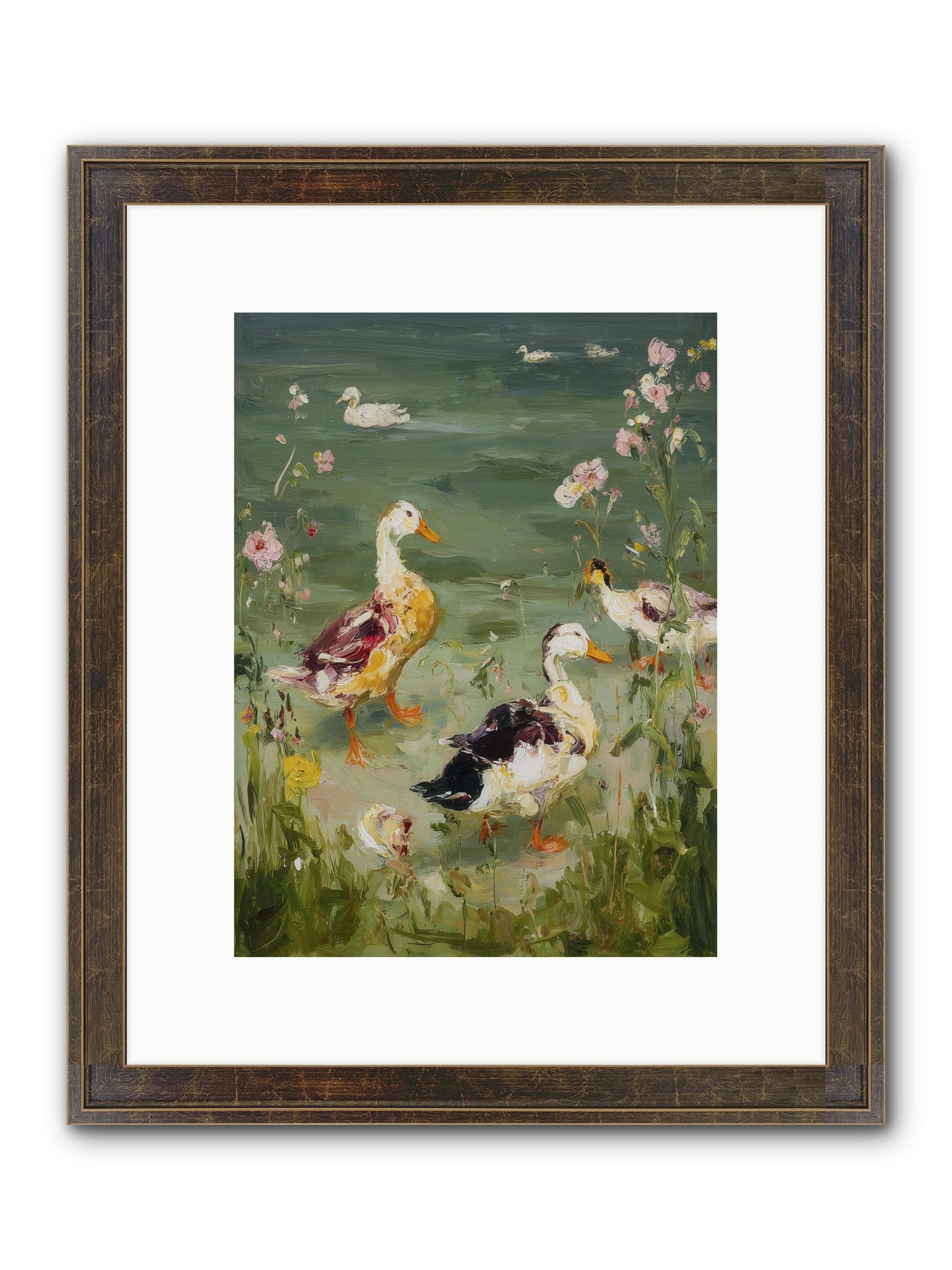 First Summer Framed Print - Slimwoods Black/Gold 9x12