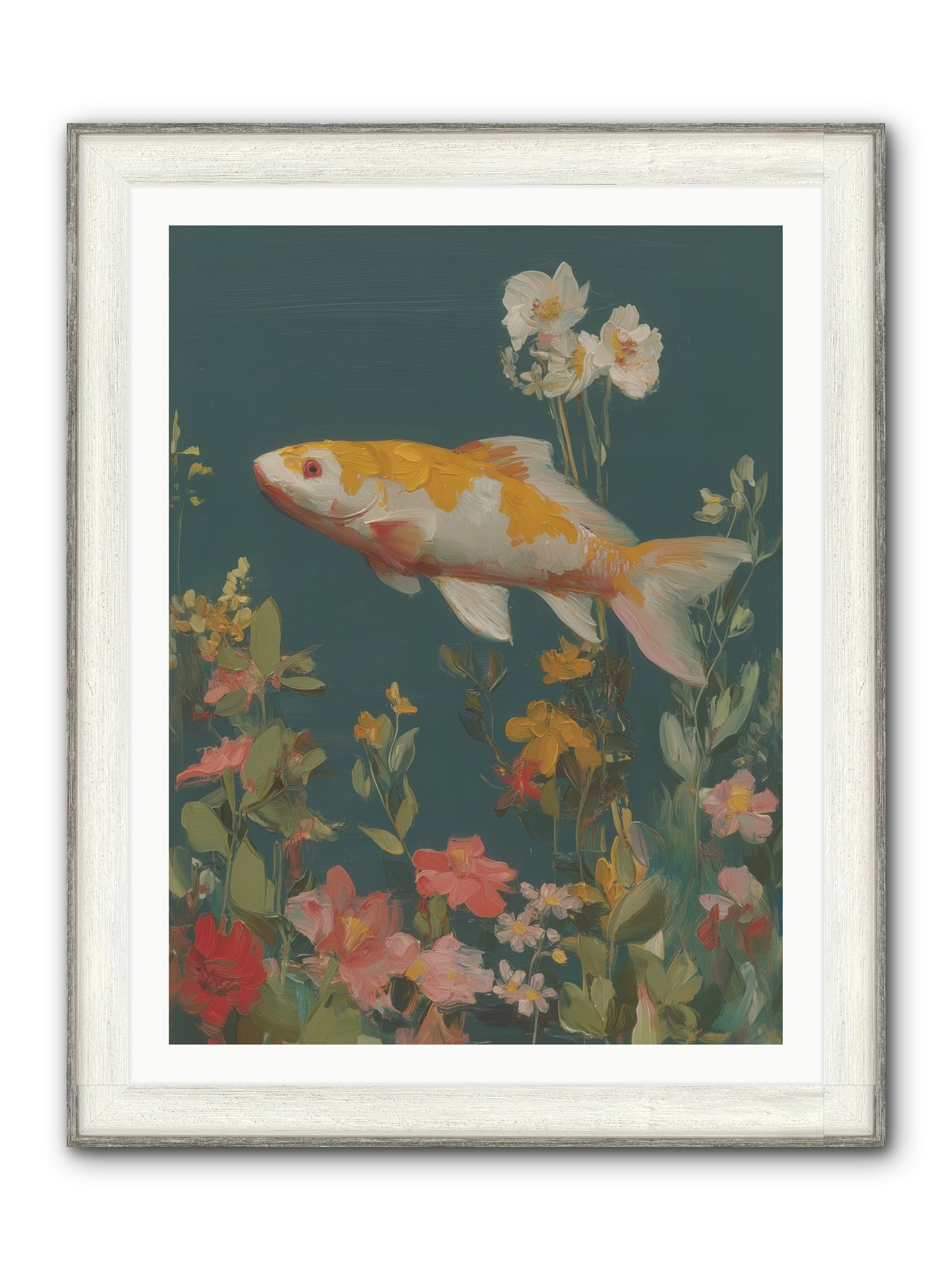 First Waters Framed Print - Driftwood White 30x40