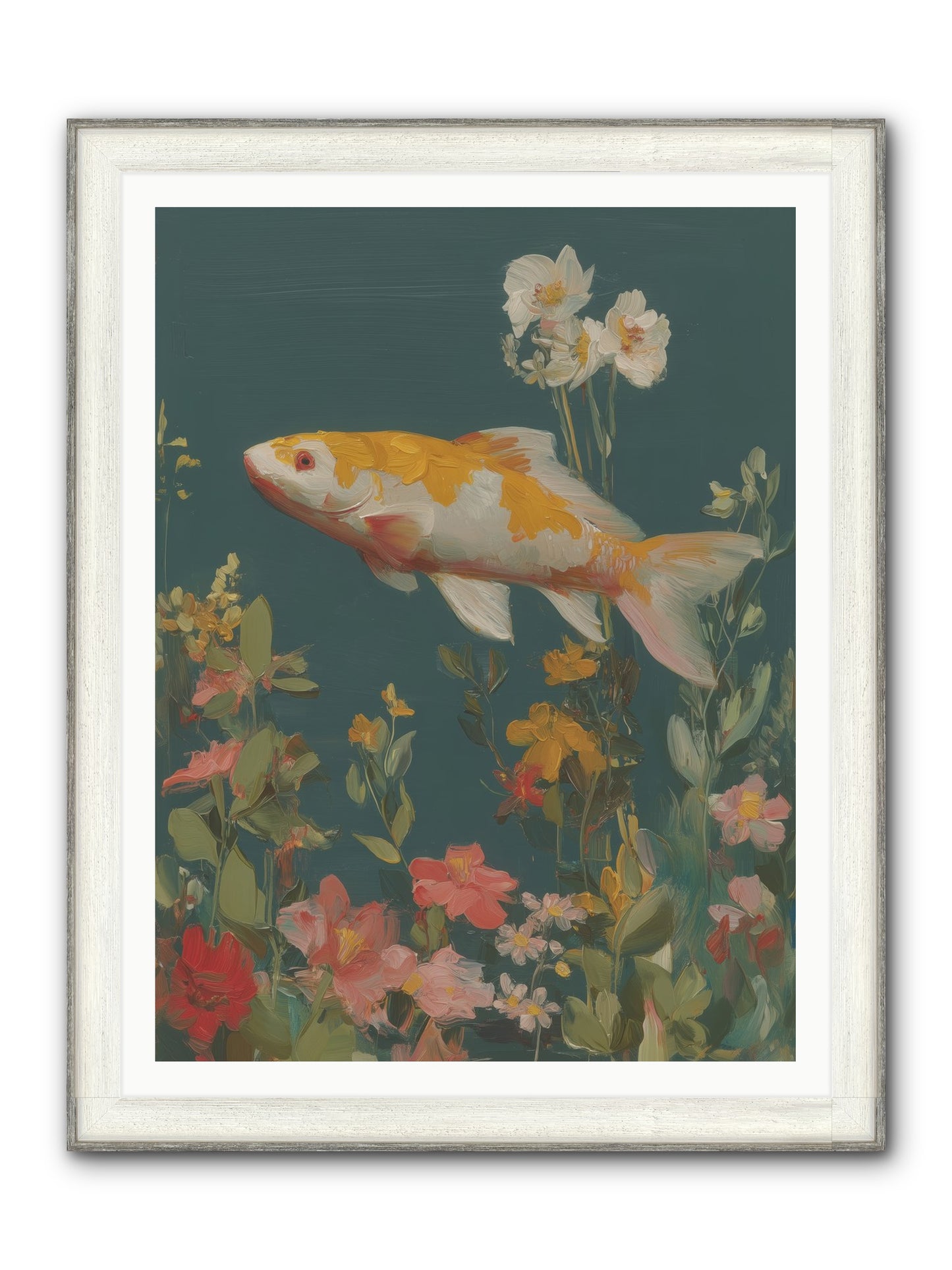First Waters Framed Print - Driftwood White 36x48