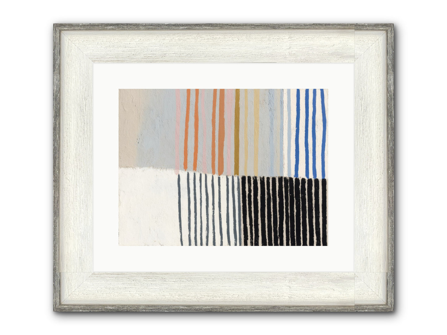 Firth Framed Print - Driftwood White 16x12