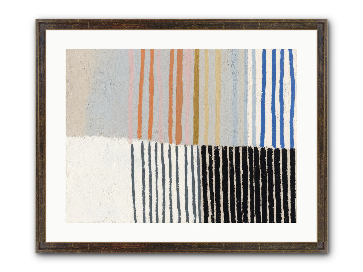 Firth Framed Print - Slimwoods Black/Gold 24x18