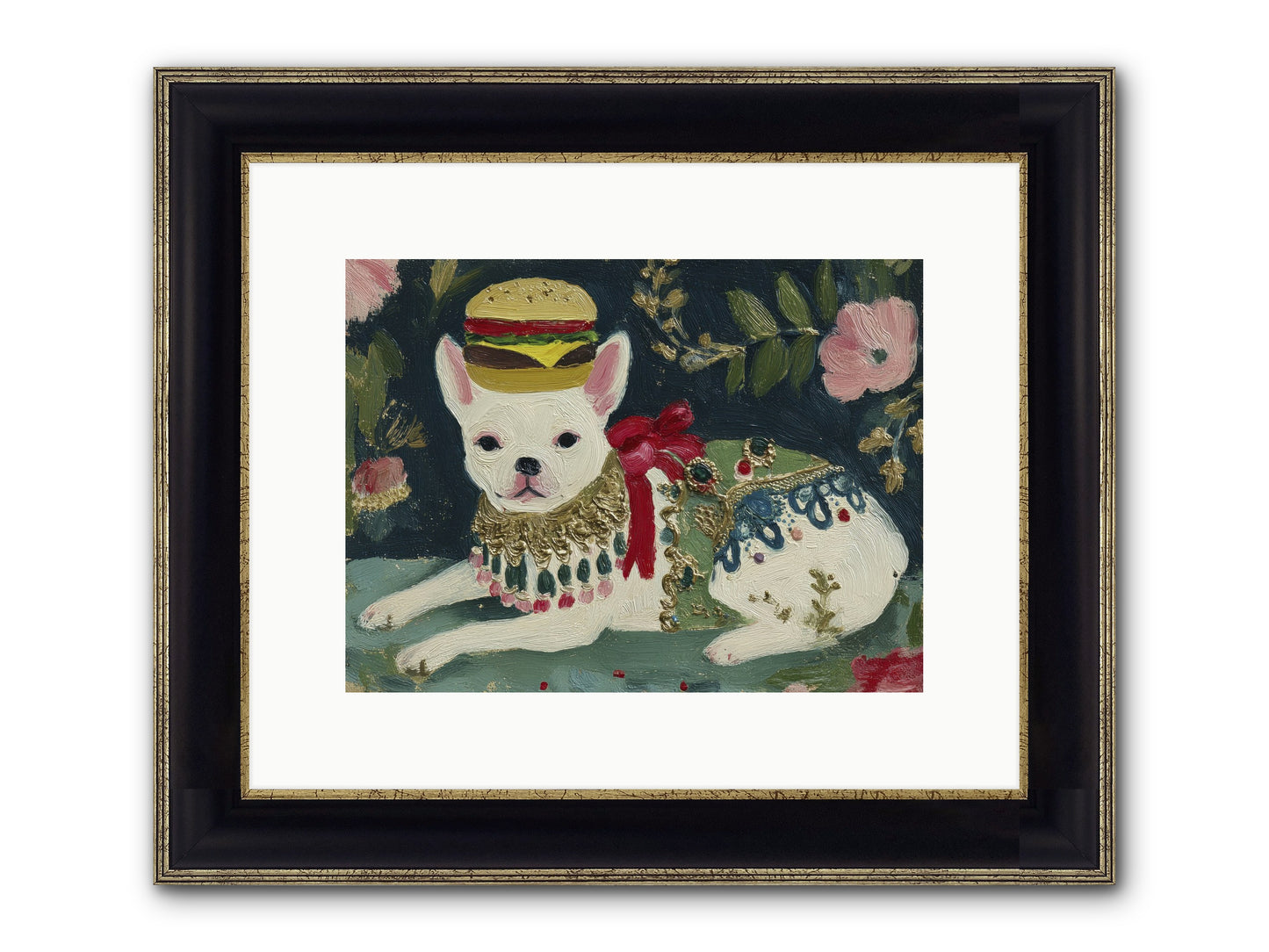 Flecks Of Moonbeam Joy Framed Print - Black & Gold 12x9
