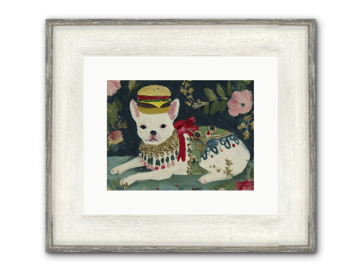 Flecks Of Moonbeam Joy Framed Print - Driftwood White 12x9