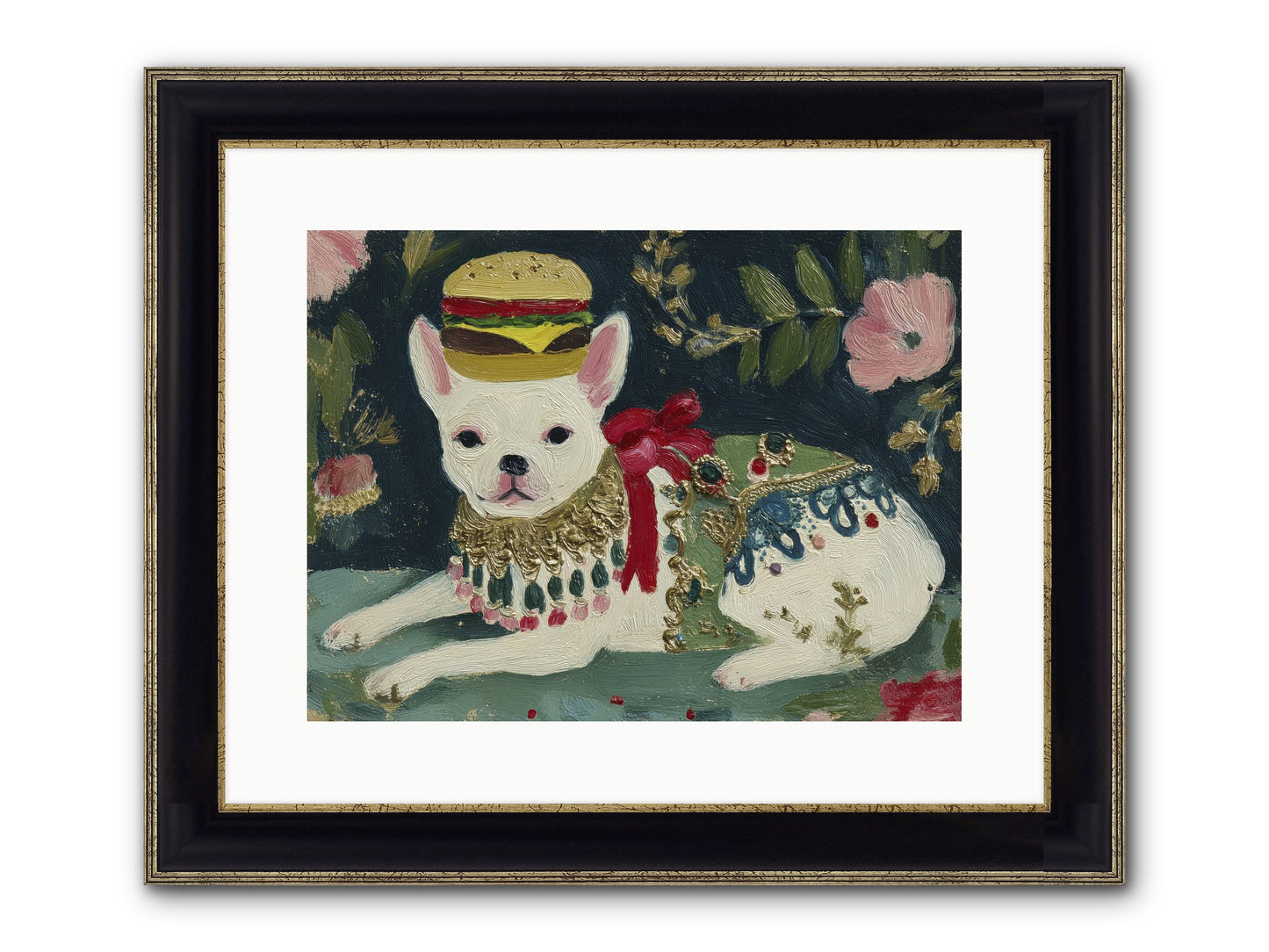 Flecks Of Moonbeam Joy Framed Print - Black & Gold 16x12