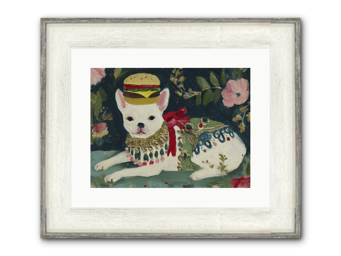 Flecks Of Moonbeam Joy Framed Print - Driftwood White 16x12