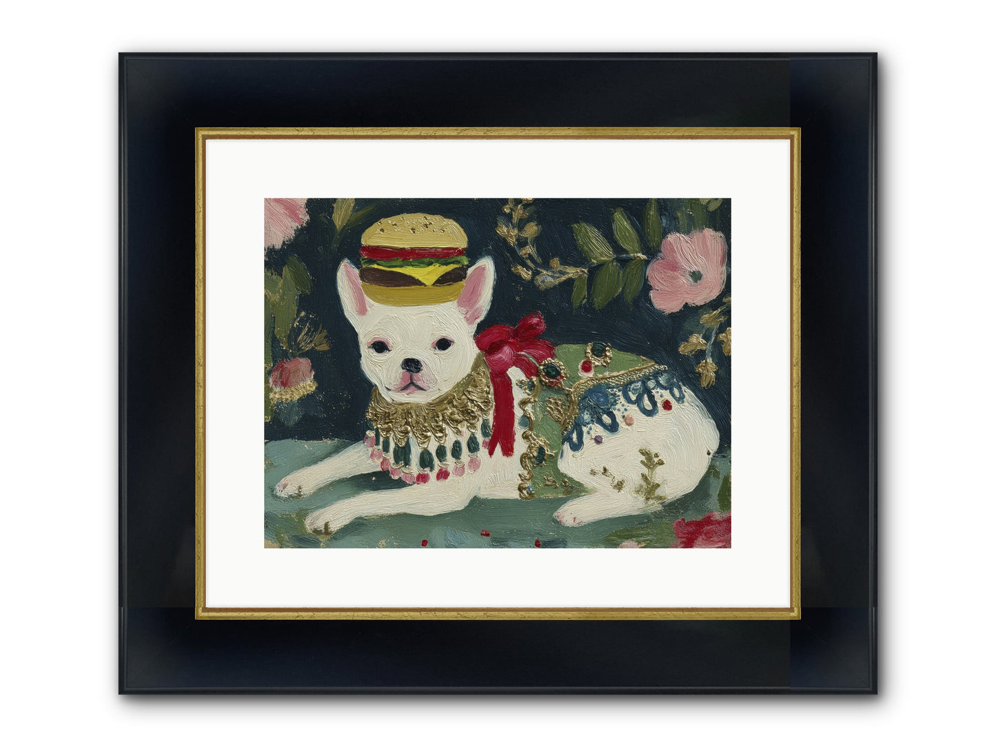 Flecks Of Moonbeam Joy Framed Print - Wide Black w/Gold 16x12
