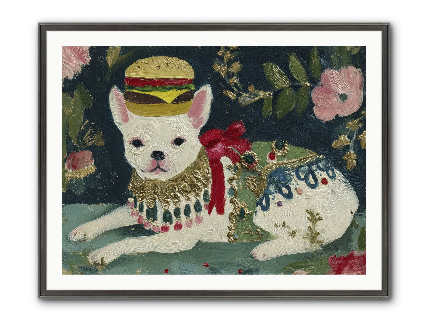 Flecks Of Moonbeam Joy Framed Print - Slimwoods Black/Silver 40x30