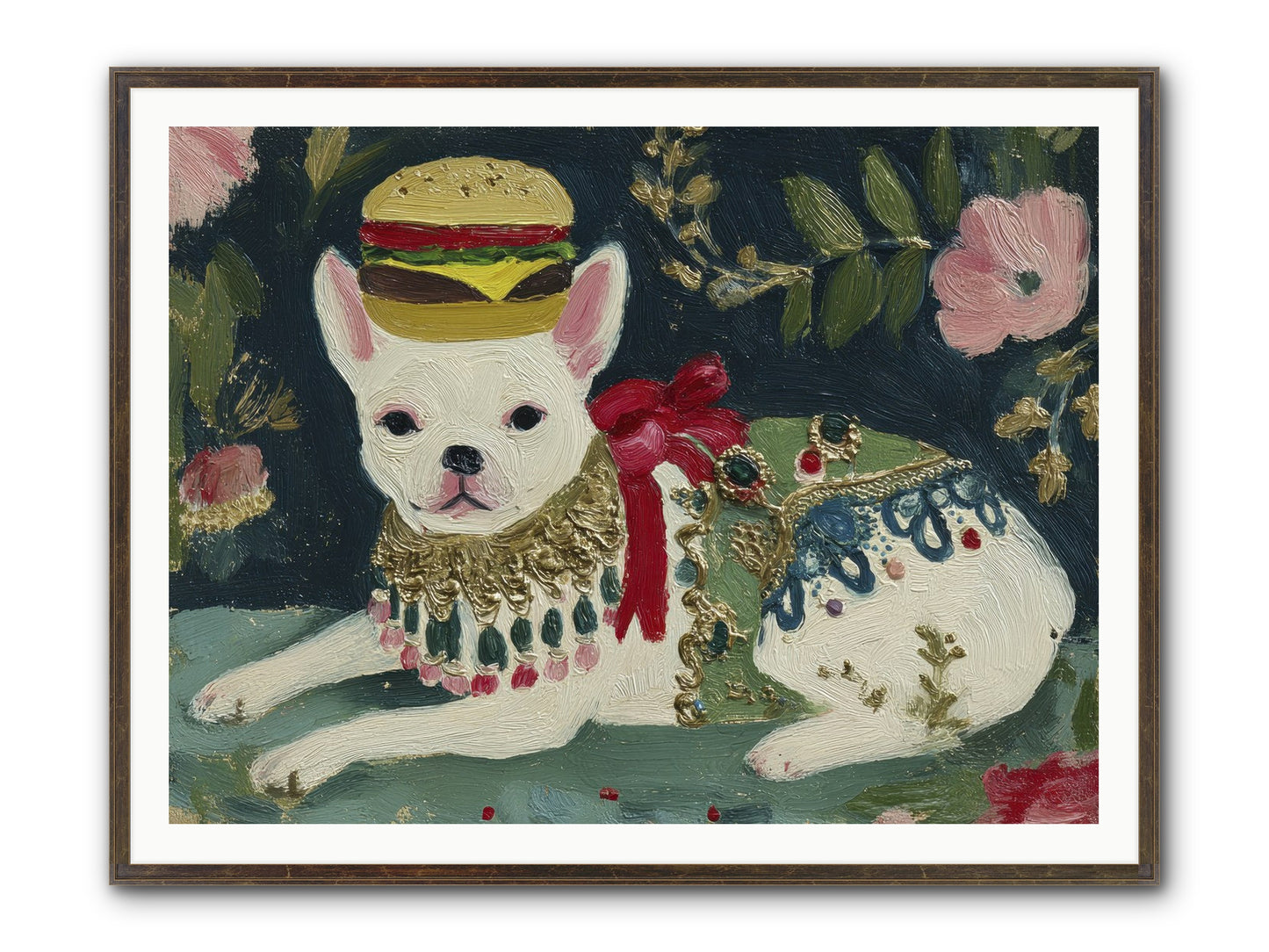 Flecks Of Moonbeam Joy Framed Print - Slimwoods Black/Gold 48x36