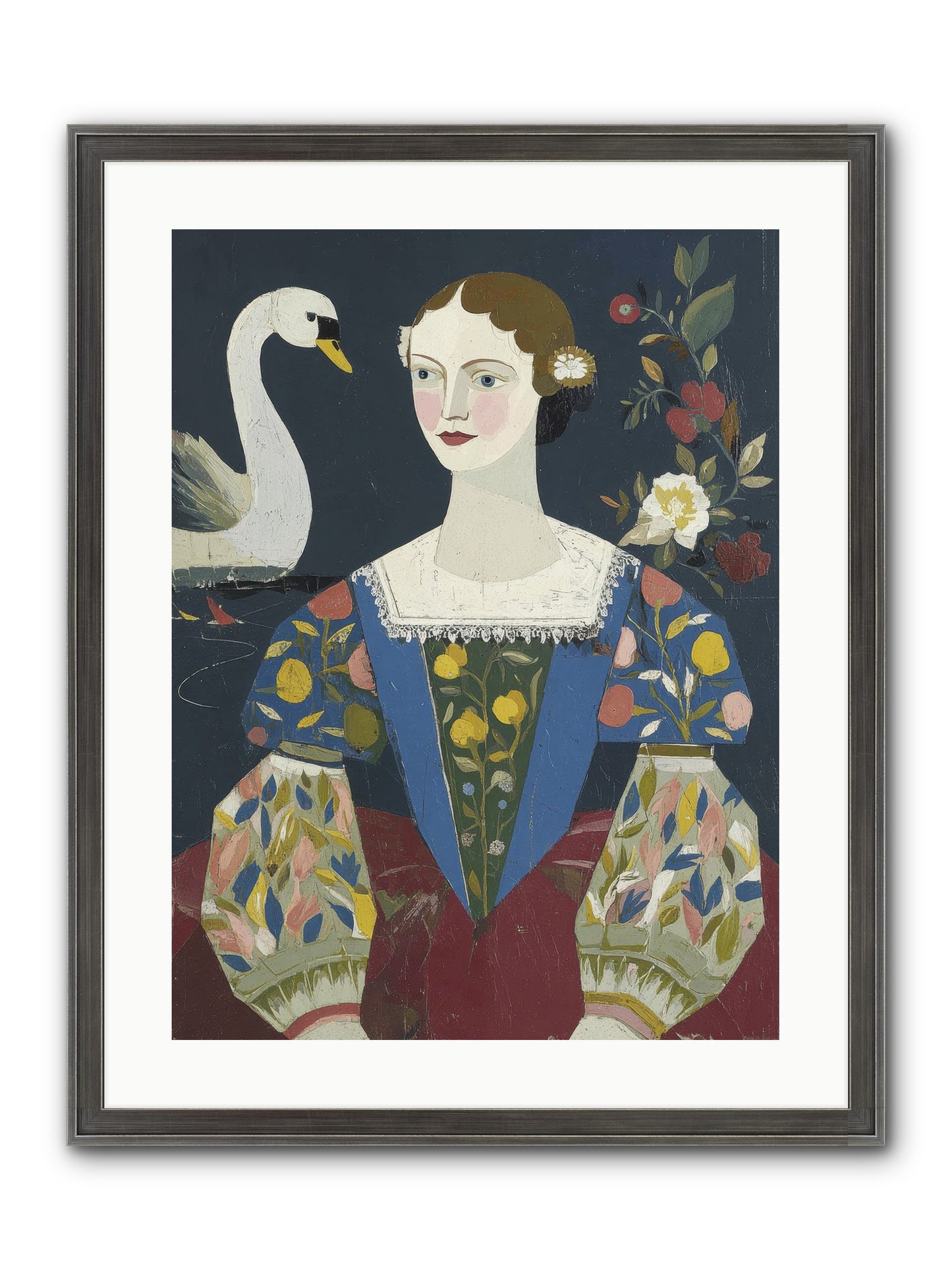 Fleeting Things Framed Print - Slimwoods Black/Silver 18x24