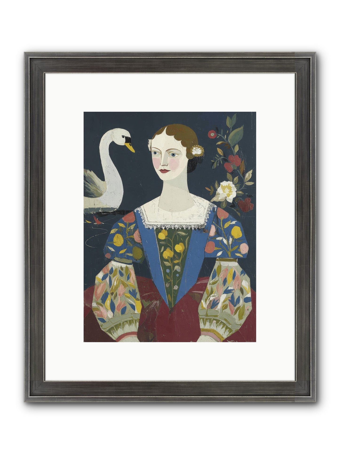 Fleeting Things Framed Print - Slimwoods Black/Silver 9x12