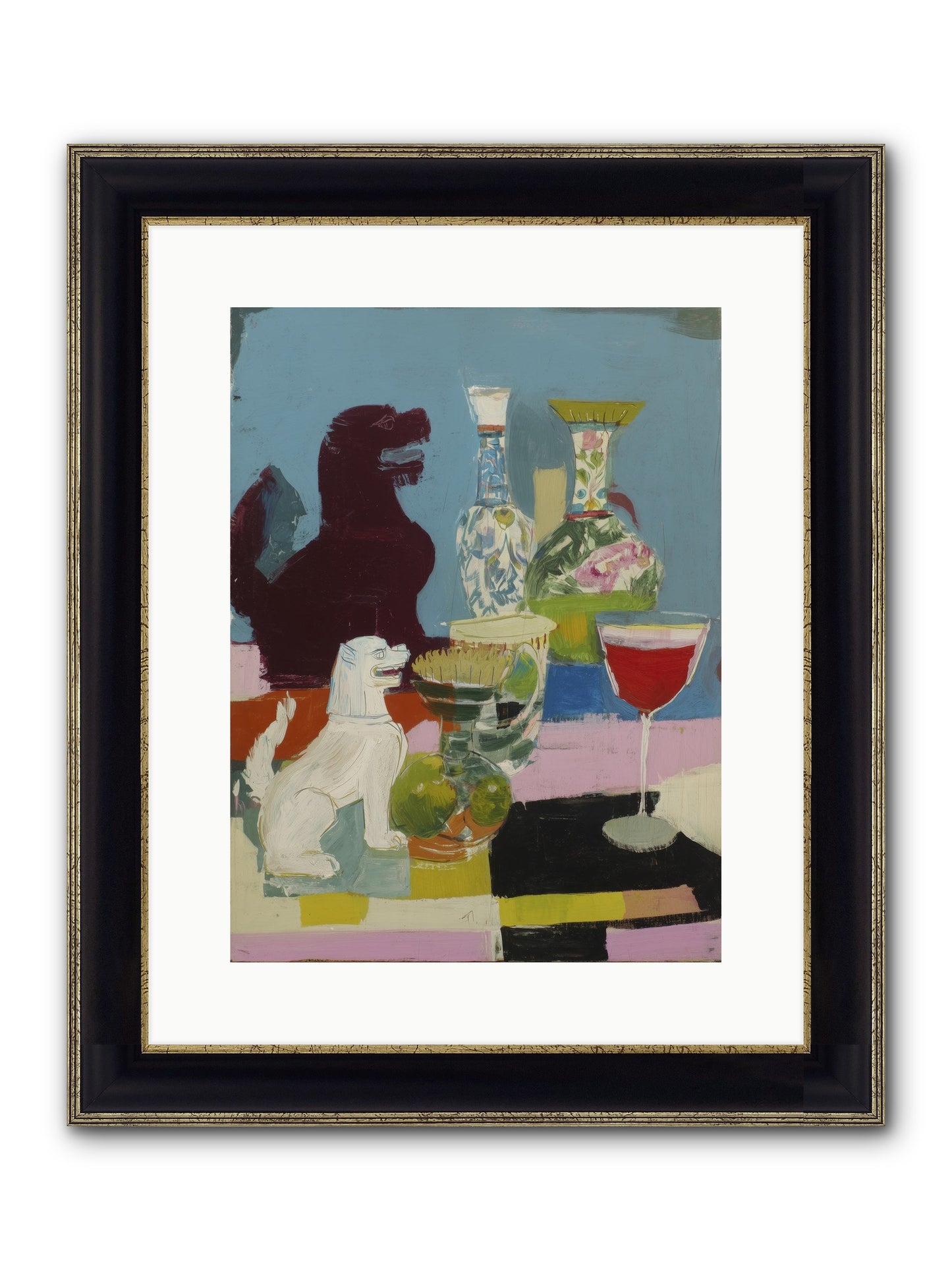 Flicker In Time Framed Print - Black & Gold 12x16