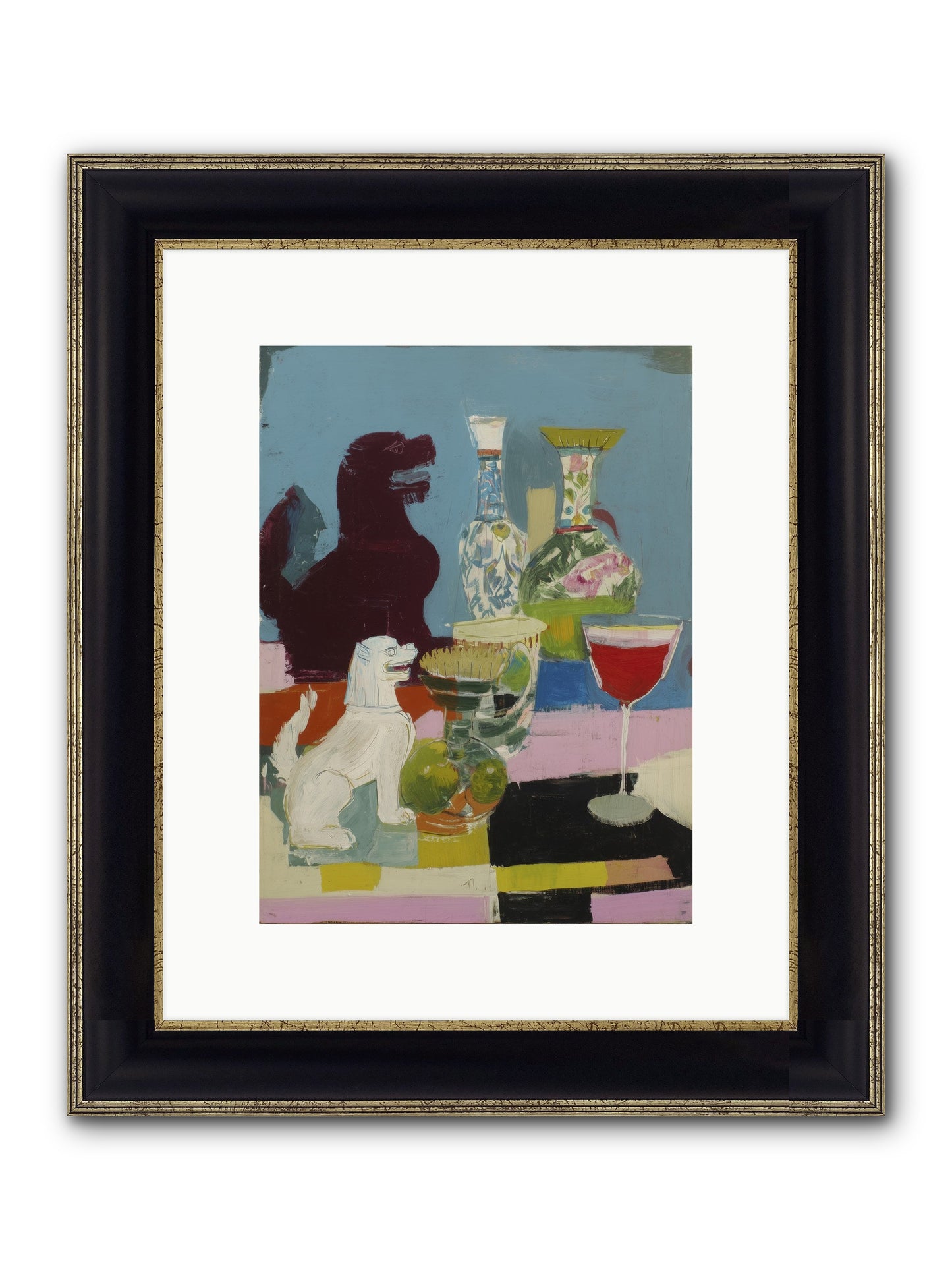 Flicker In Time Framed Print - Black & Gold 9x12