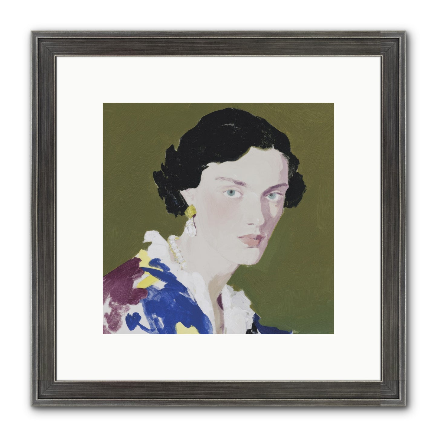 Flicker Of Hope Framed Print - Slimwoods Black/Silver 10x10