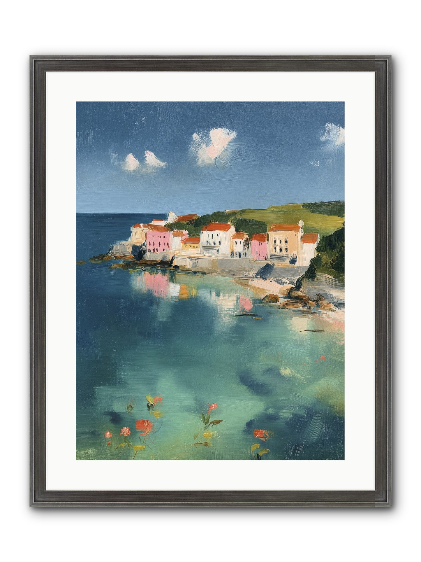 Floating On Dreams Framed Print - Slimwoods Black/Silver 18x24