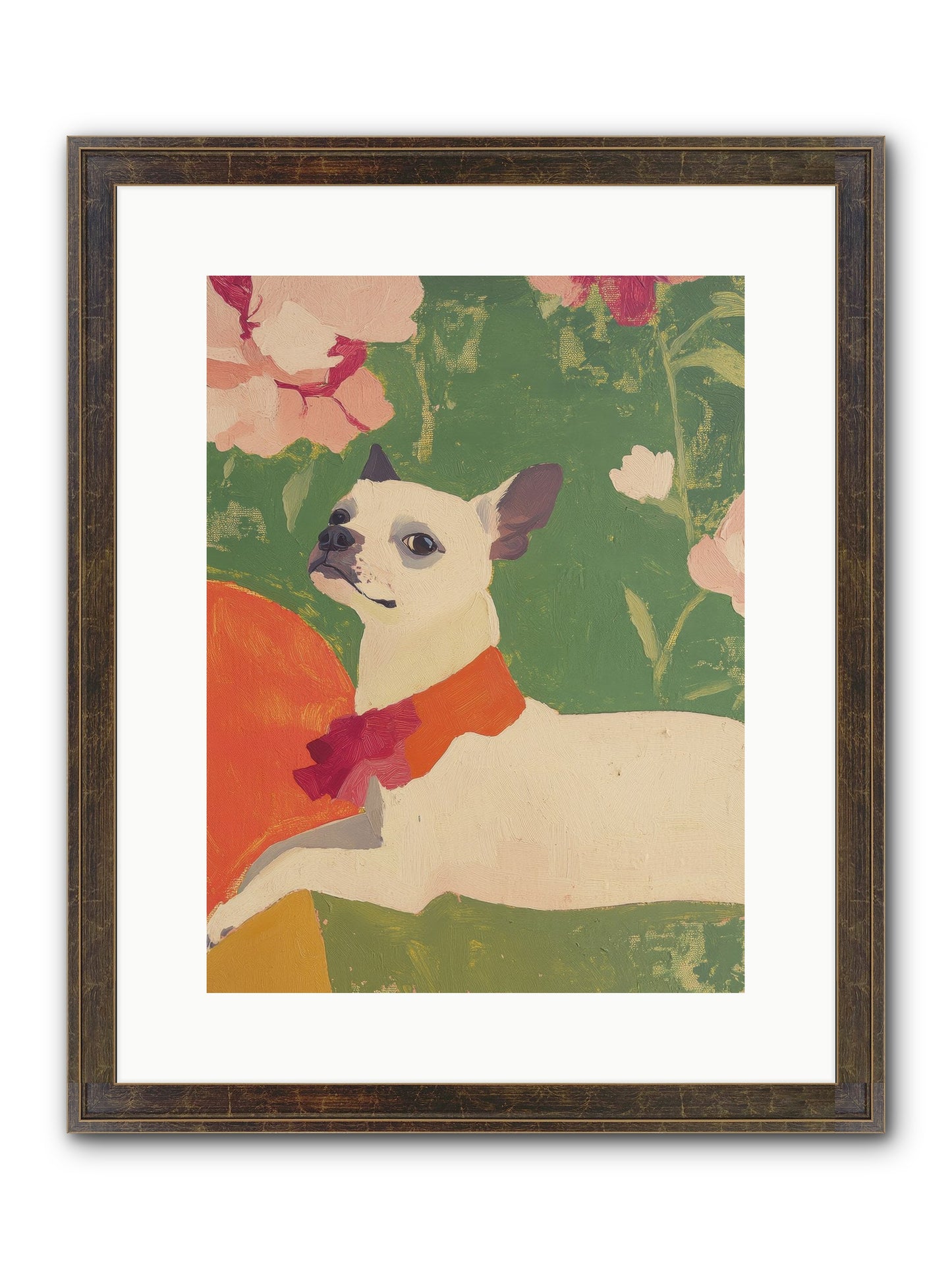 Flower Child Framed Print - Slimwoods Black/Gold 12x16