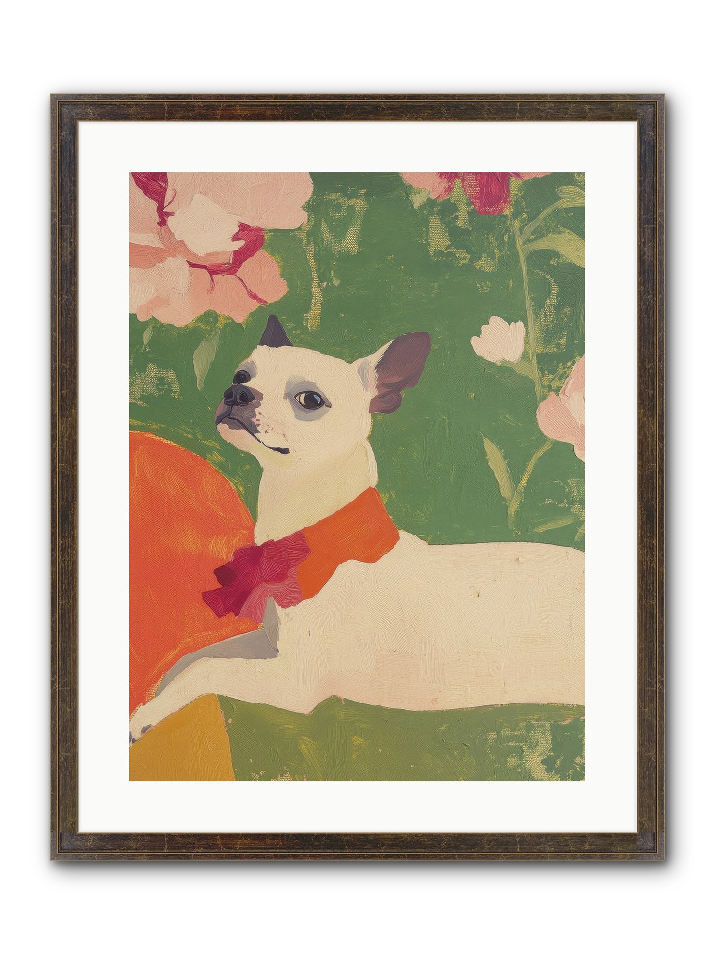 Flower Child Framed Print - Slimwoods Black/Gold 18x24
