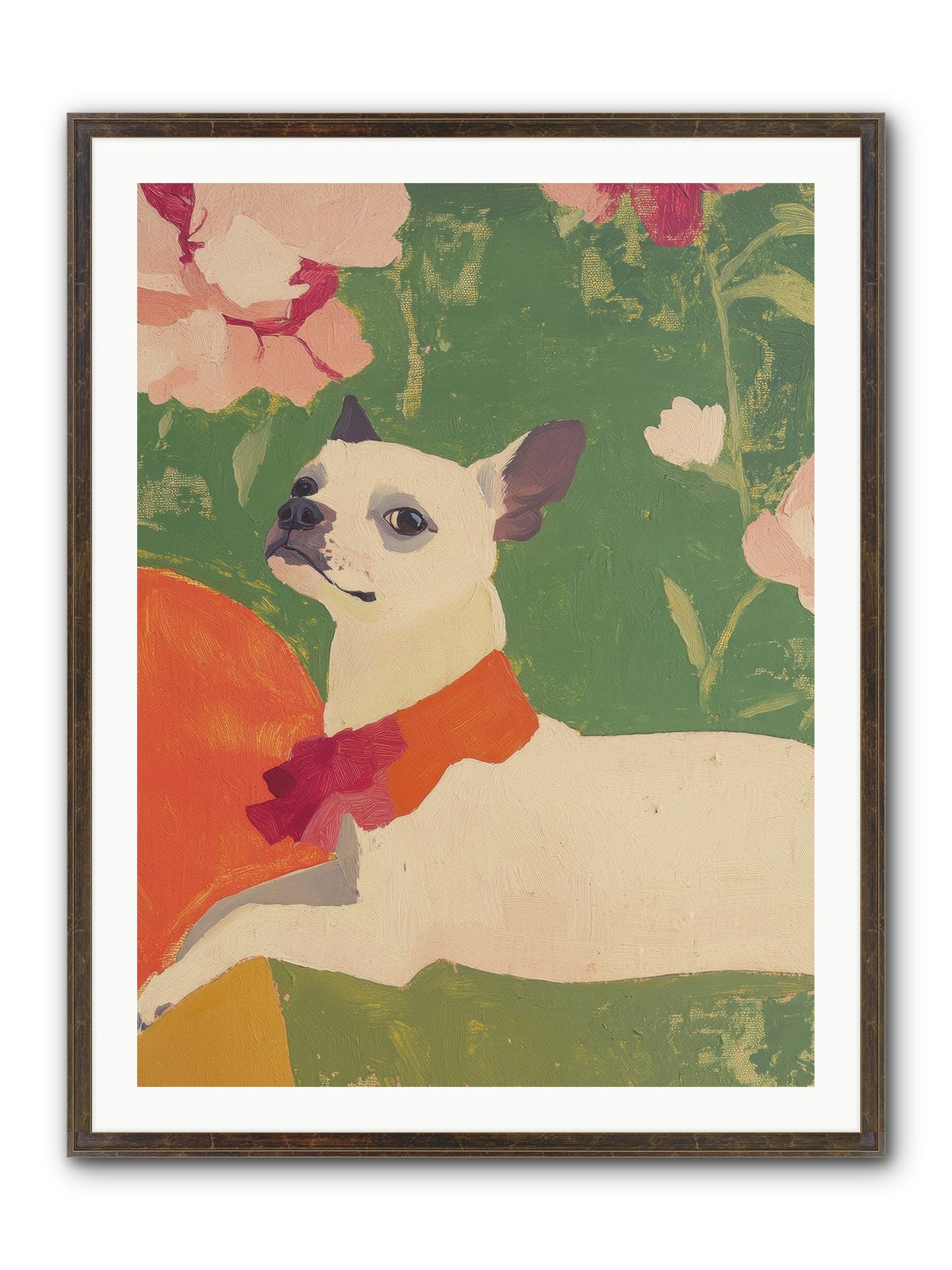 Flower Child Framed Print - Slimwoods Black/Gold 30x40