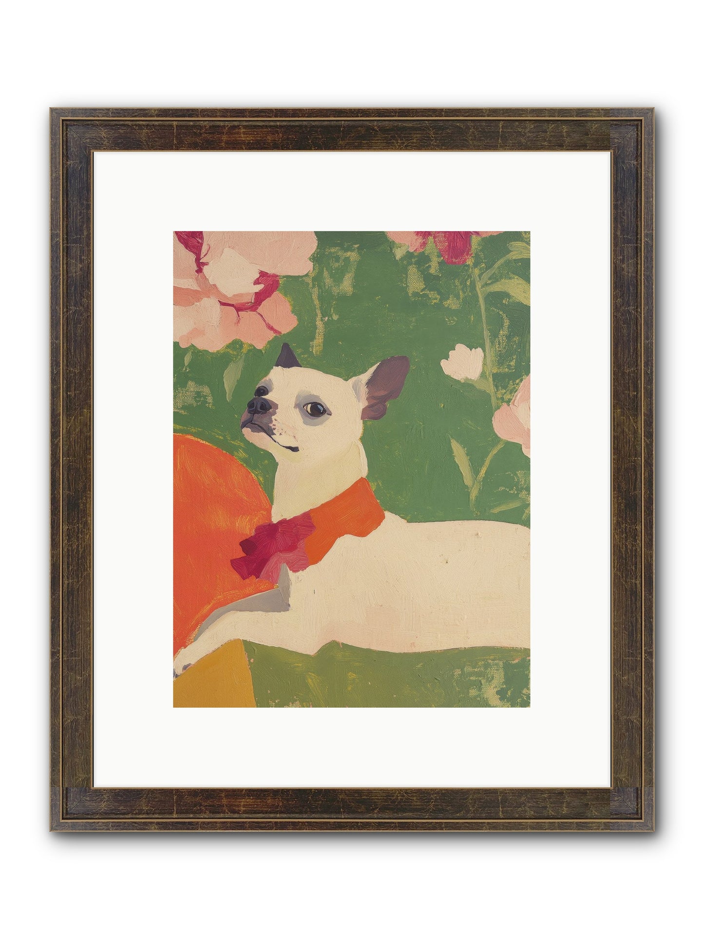 Flower Child Framed Print - Slimwoods Black/Gold 9x12
