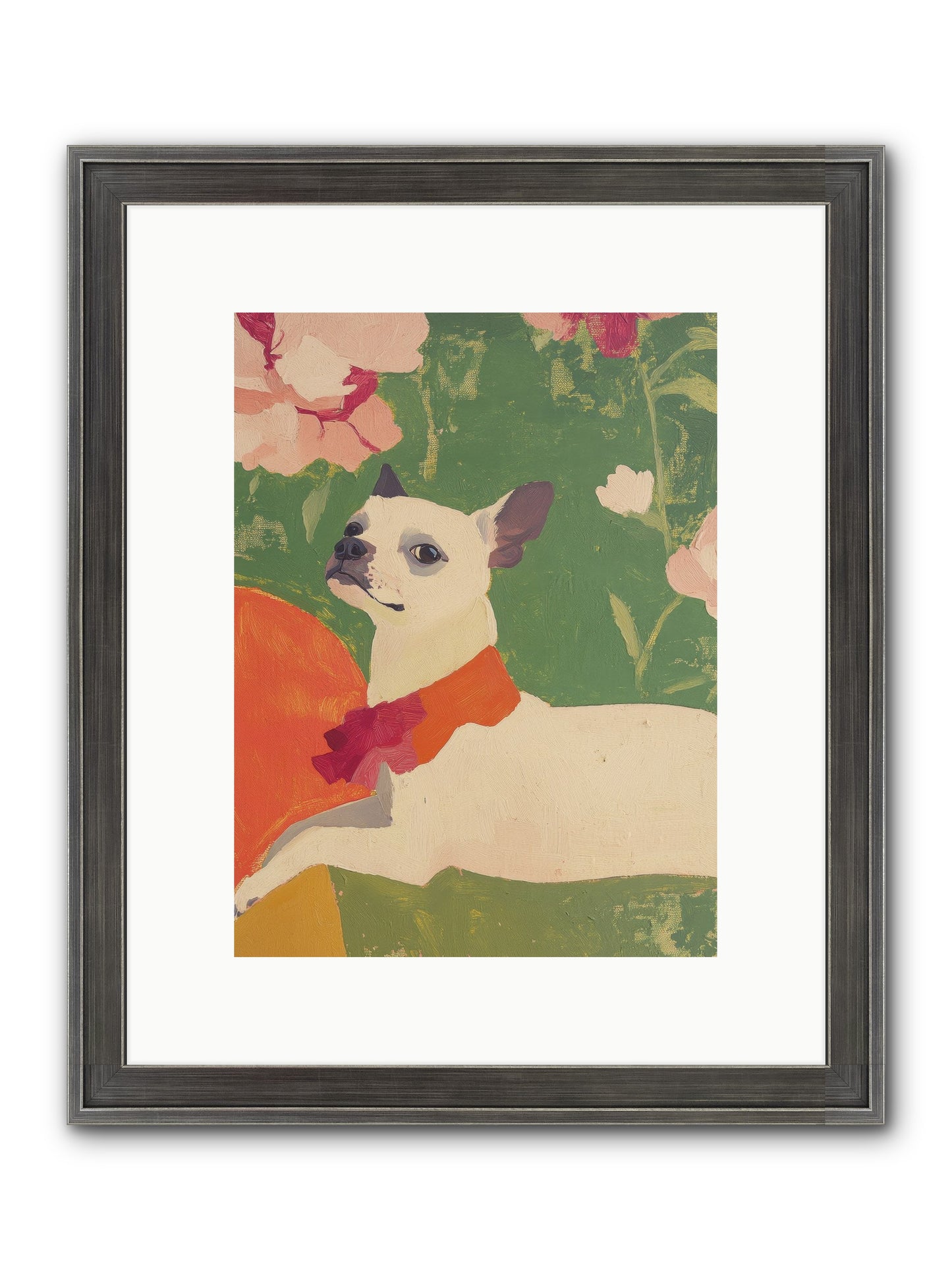 Flower Child Framed Print - Slimwoods Black/Silver 9x12