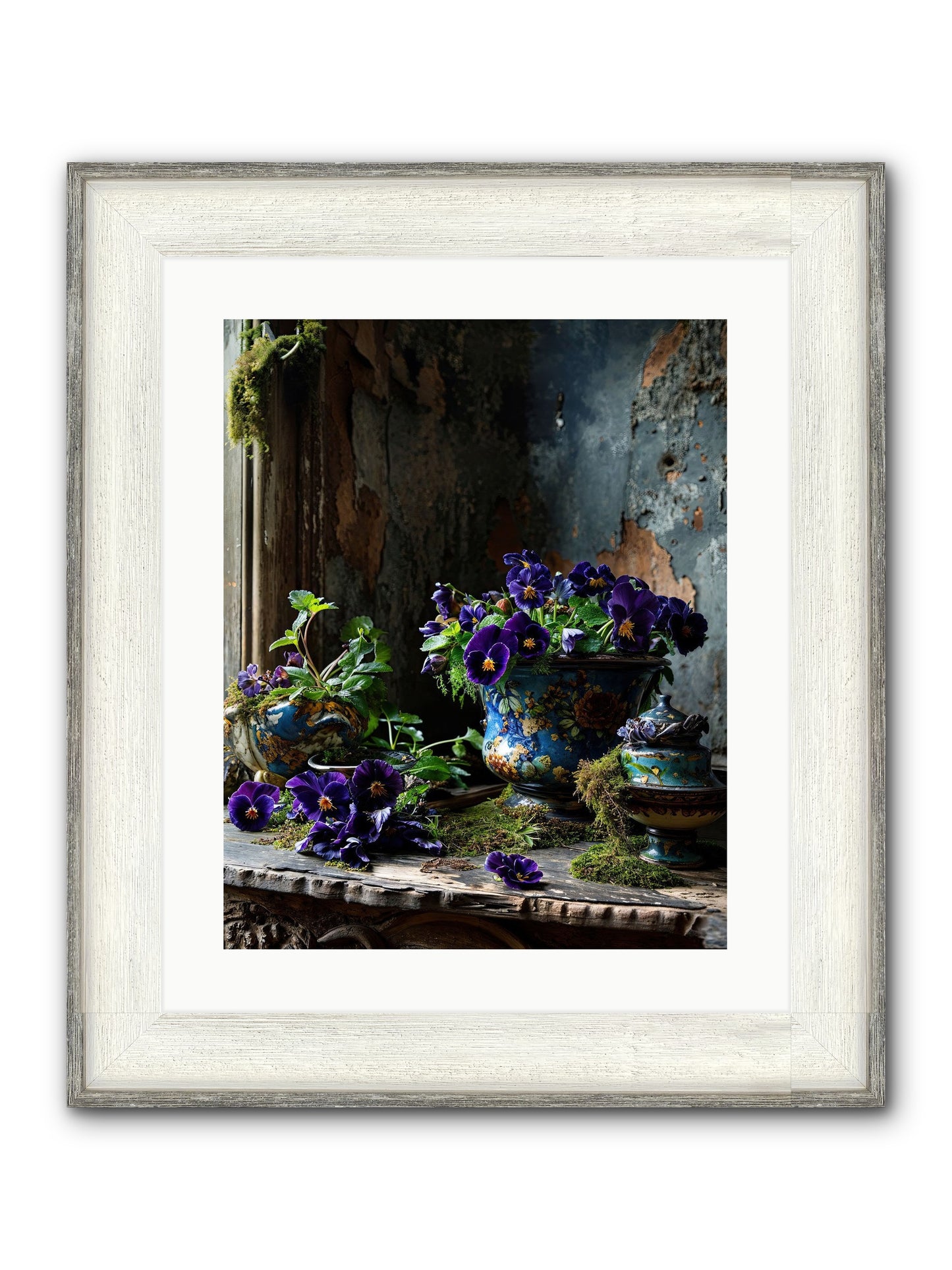 Folly's Fare Framed Print - Driftwood White 16x20