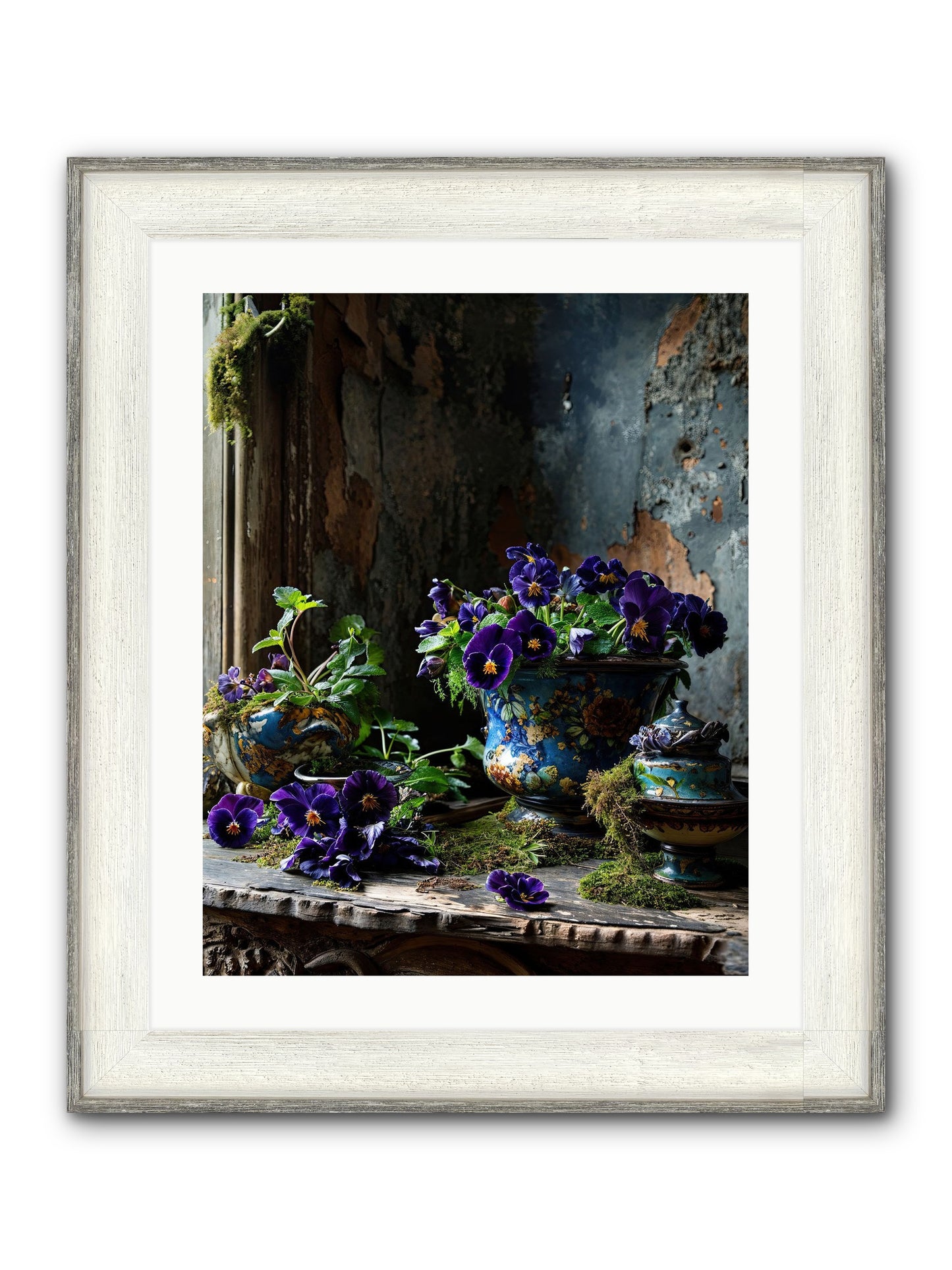 Folly's Fare Framed Print - Driftwood White 20x25