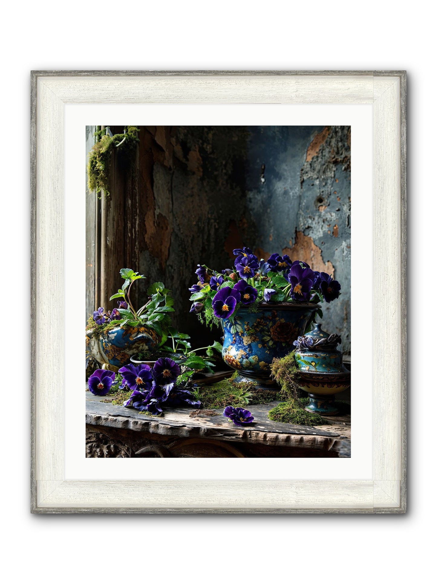 Folly's Fare Framed Print - Driftwood White 24x30