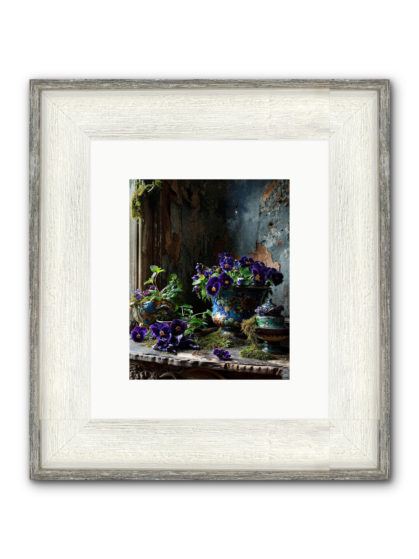 Folly's Fare Framed Print - Driftwood White 8x10