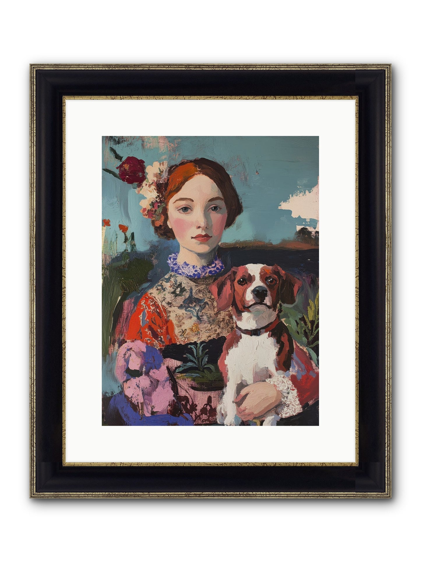 Forever And A Day Framed Print - Black & Gold 12x16