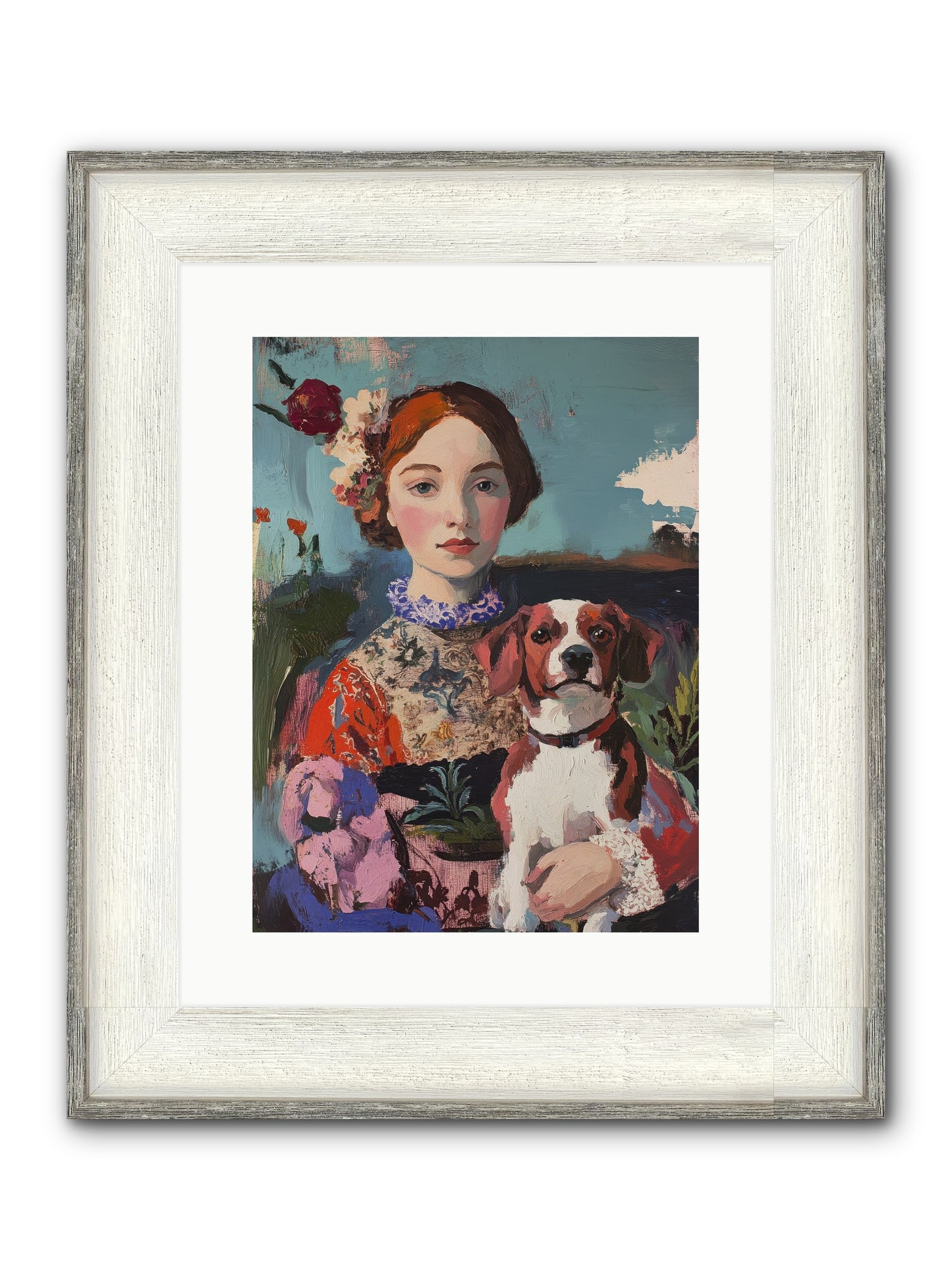 Forever And A Day Framed Print - Driftwood White 12x16