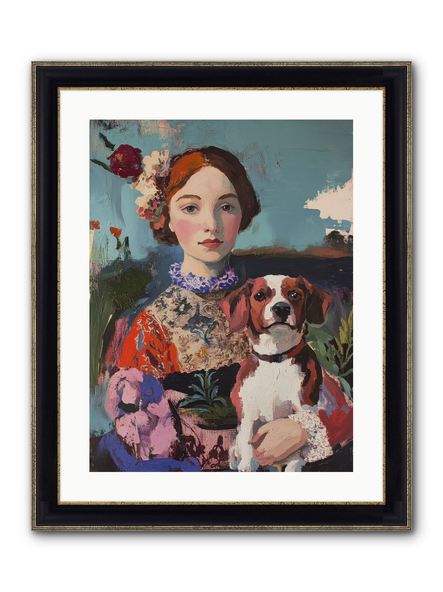 Forever And A Day Framed Print - Black & Gold 18x24