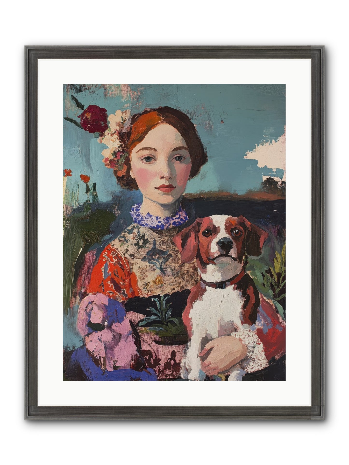 Forever And A Day Framed Print - Slimwoods Black/Silver 18x24