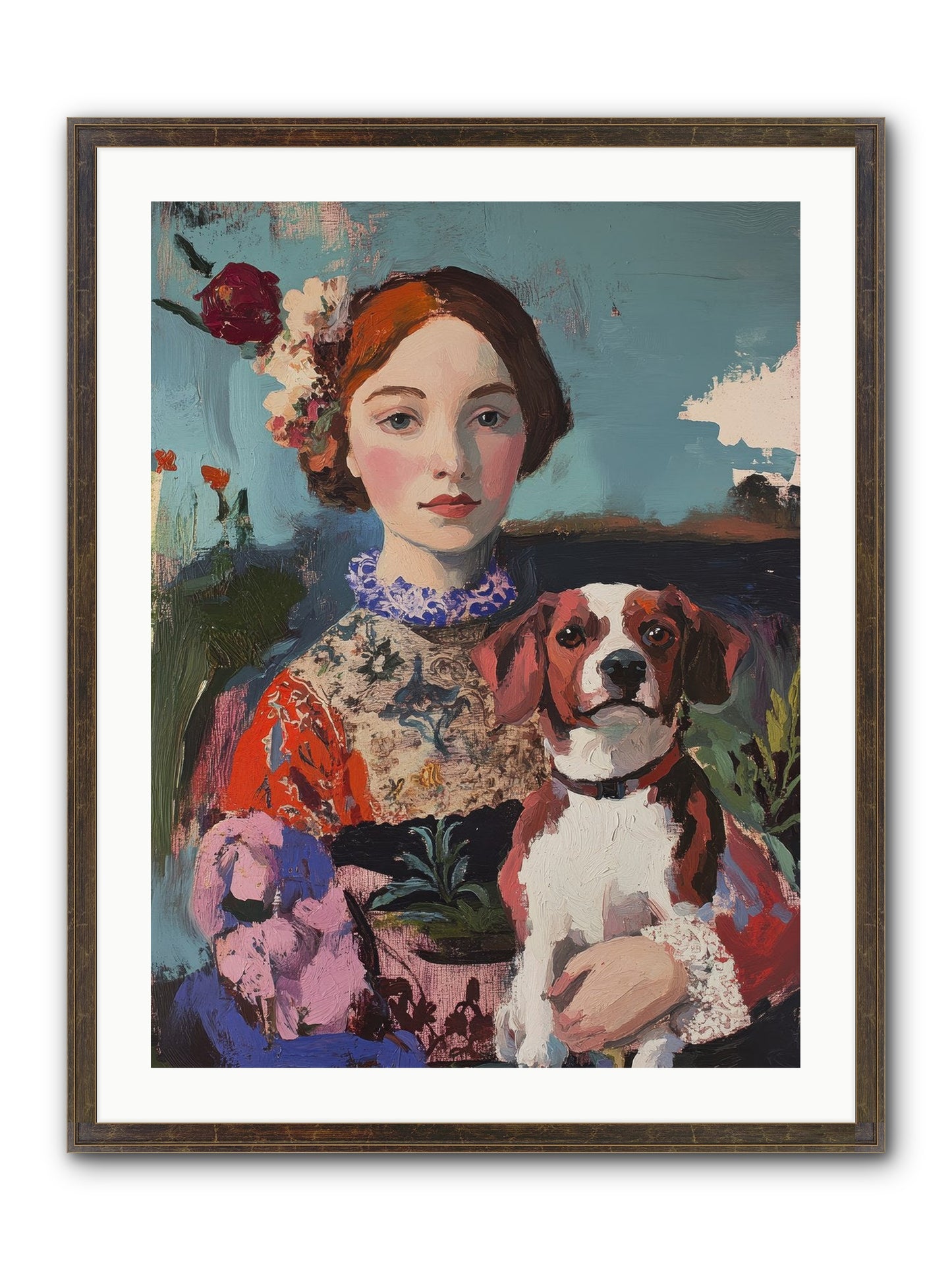 Forever And A Day Framed Print - Slimwoods Black/Gold 24x32
