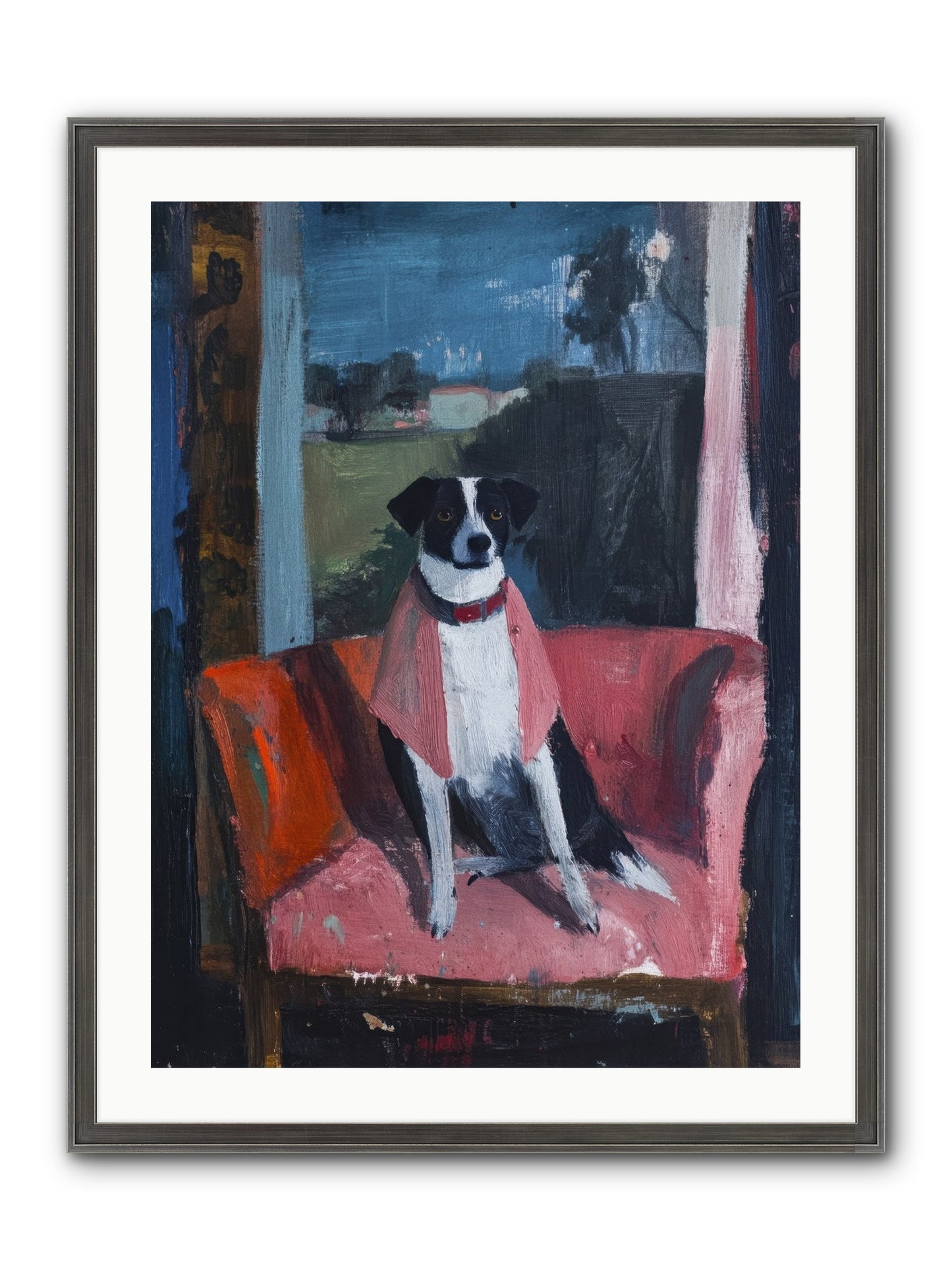 Forever My Favorite Framed Print - Slimwoods Black/Silver 24x32
