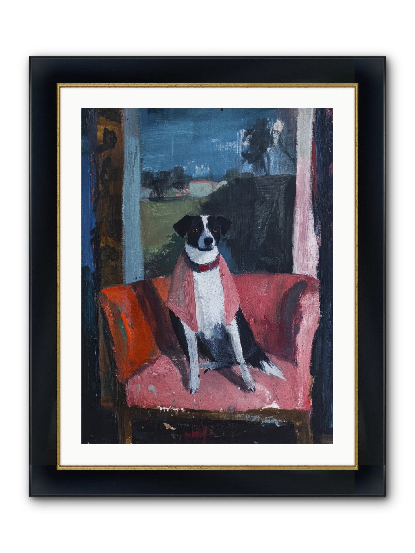 Forever My Favorite Framed Print - Wide Black w/Gold 24x32