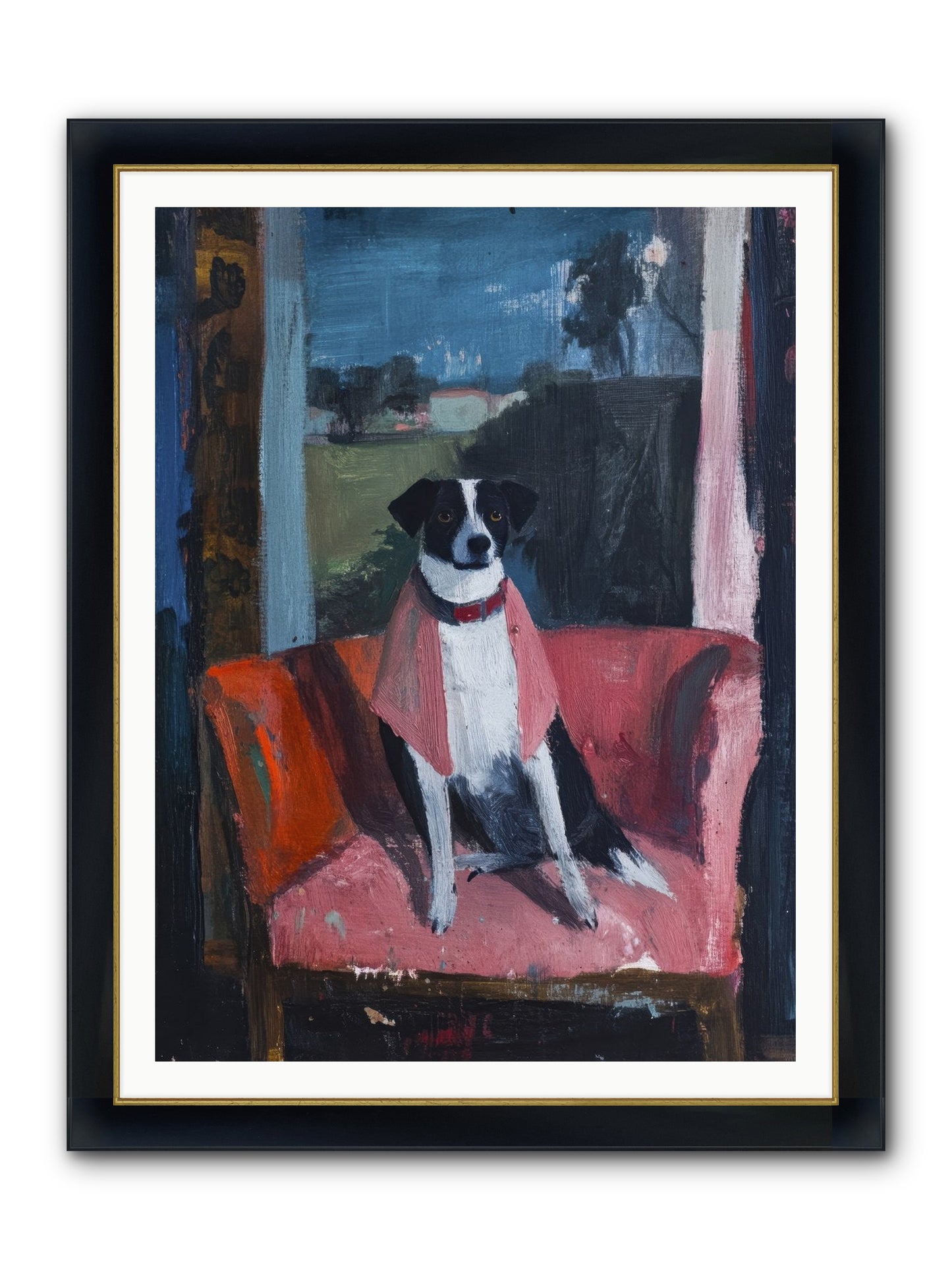 Forever My Favorite Framed Print - Wide Black w/Gold 36x48